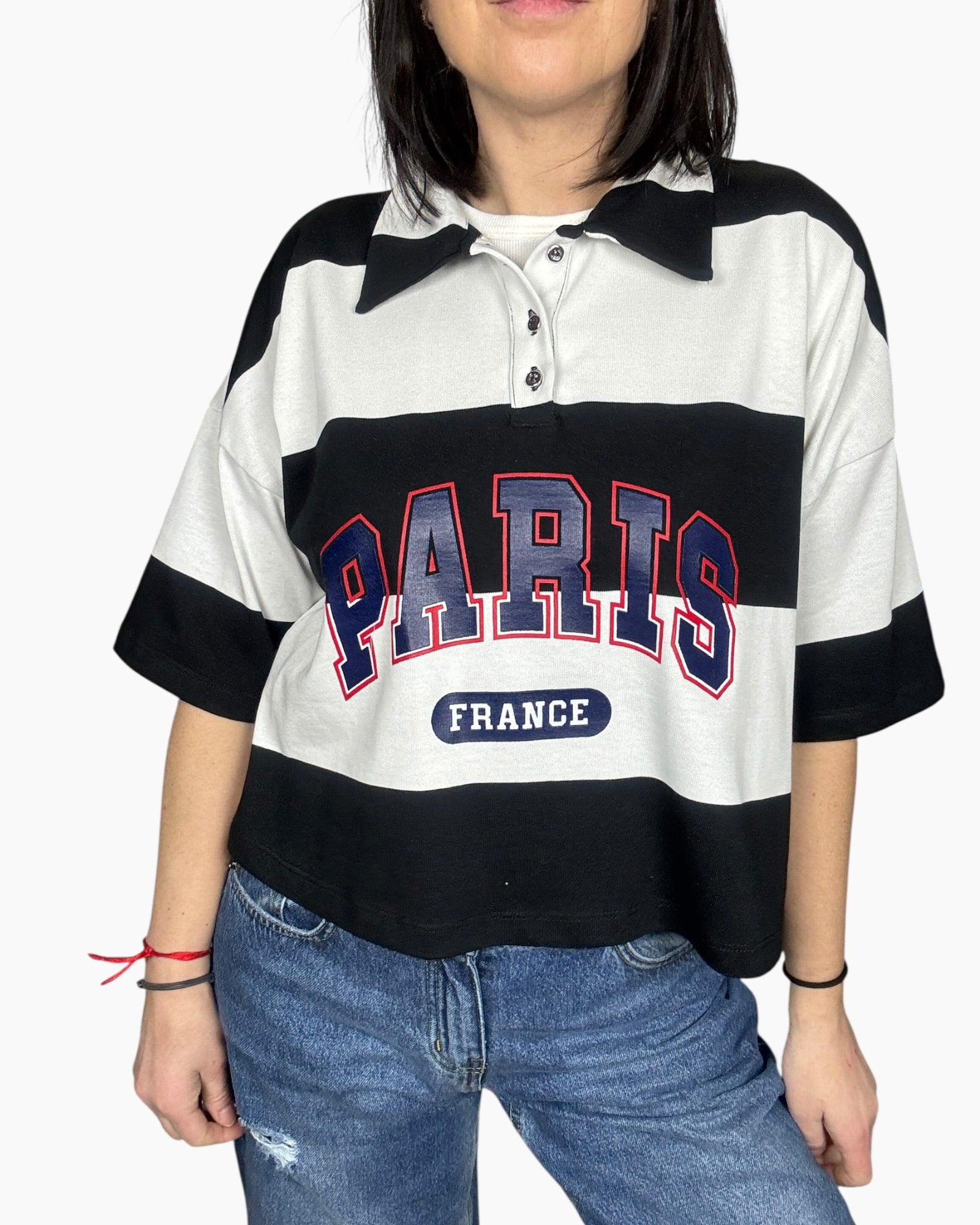 POLO A RIGHE PARIS VICOLO - XE BLU ABBIGLIAMENTO