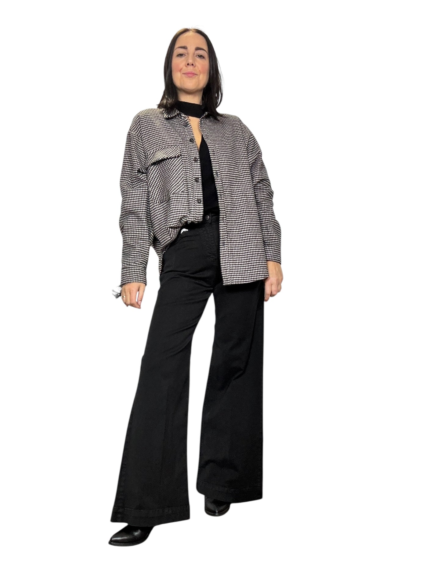 JEANS COLORATO A PALAZZO SUSY MIX