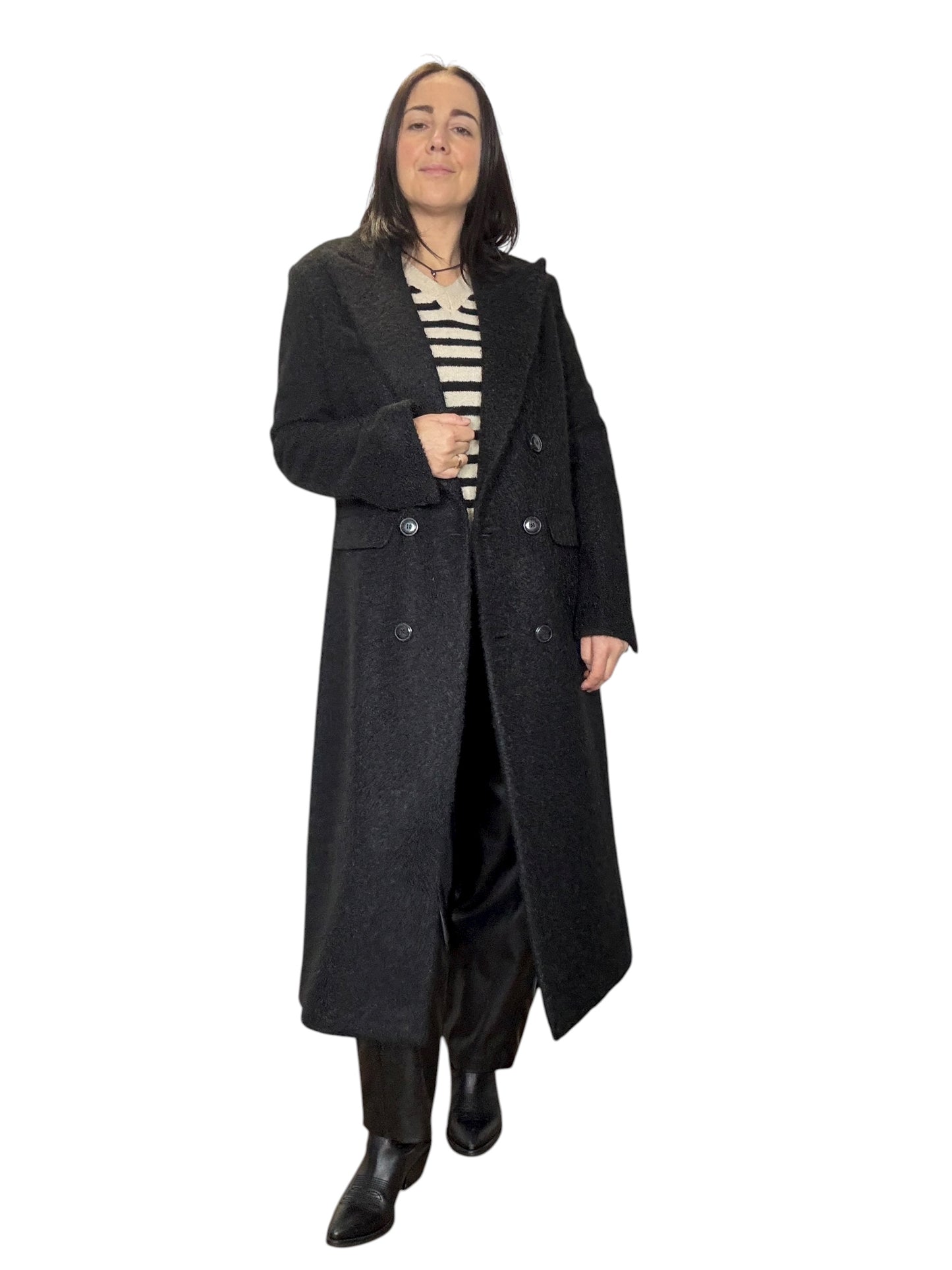 CAPPOTTO A UOVO IN LANA COTTA SUSY MIX