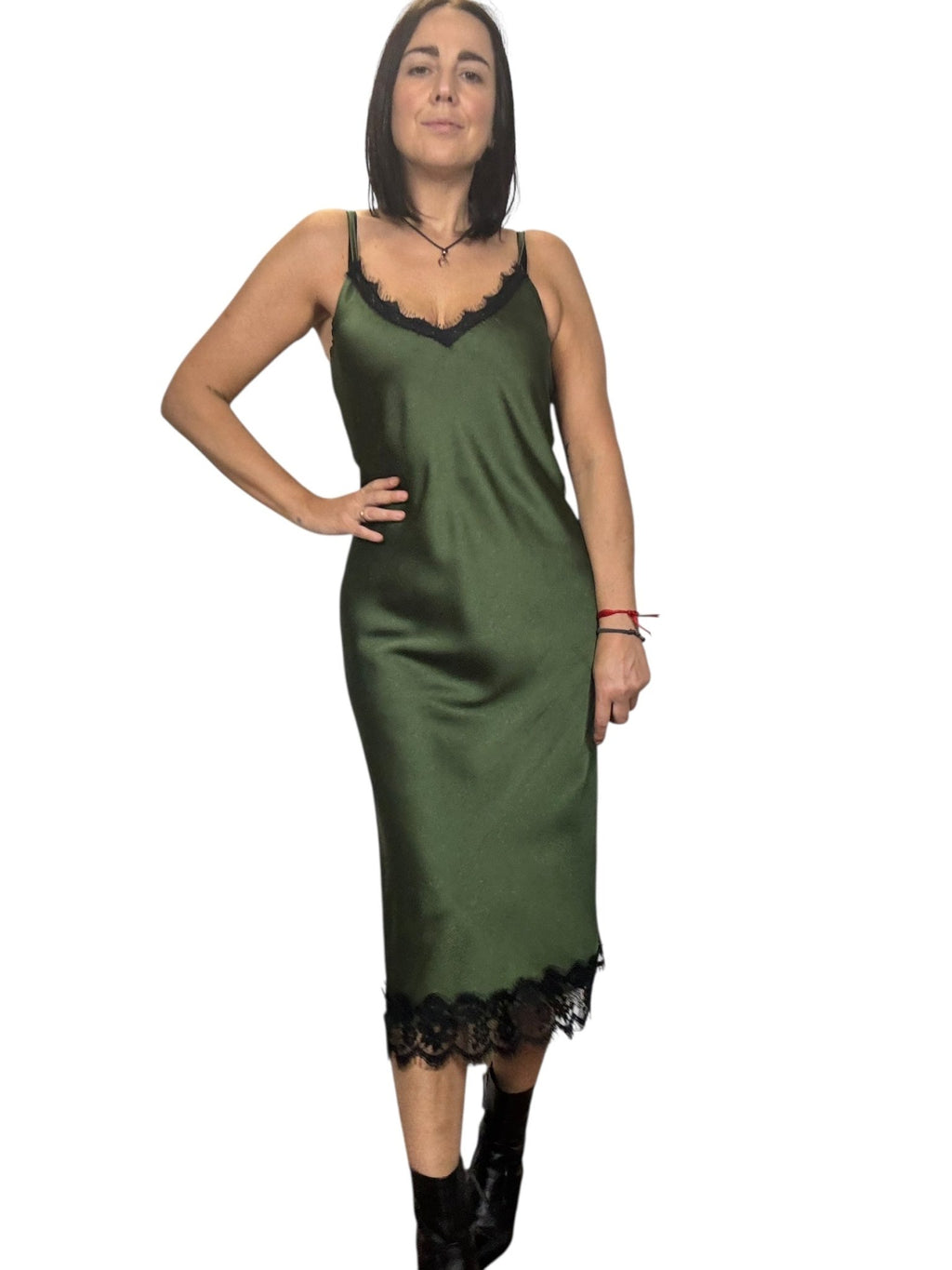 ABITO LINGERIE MIDI SUSY MIX - XE BLU ABBIGLIAMENTO