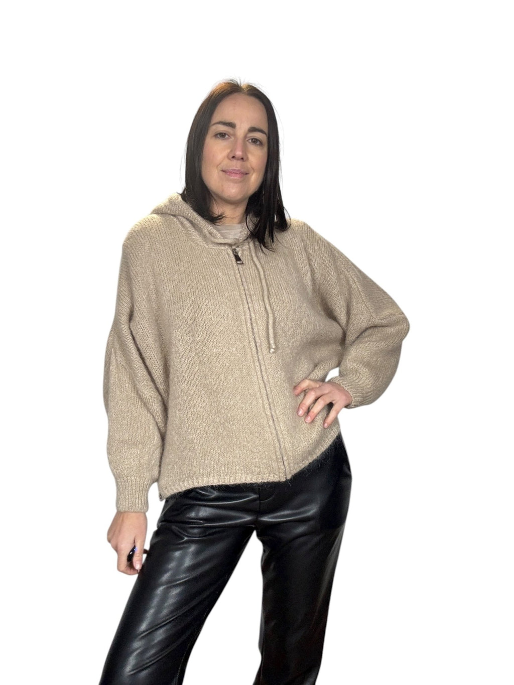 MAGLIA CON CAPPUCCIO DIXIE - XE BLU ABBIGLIAMENTO