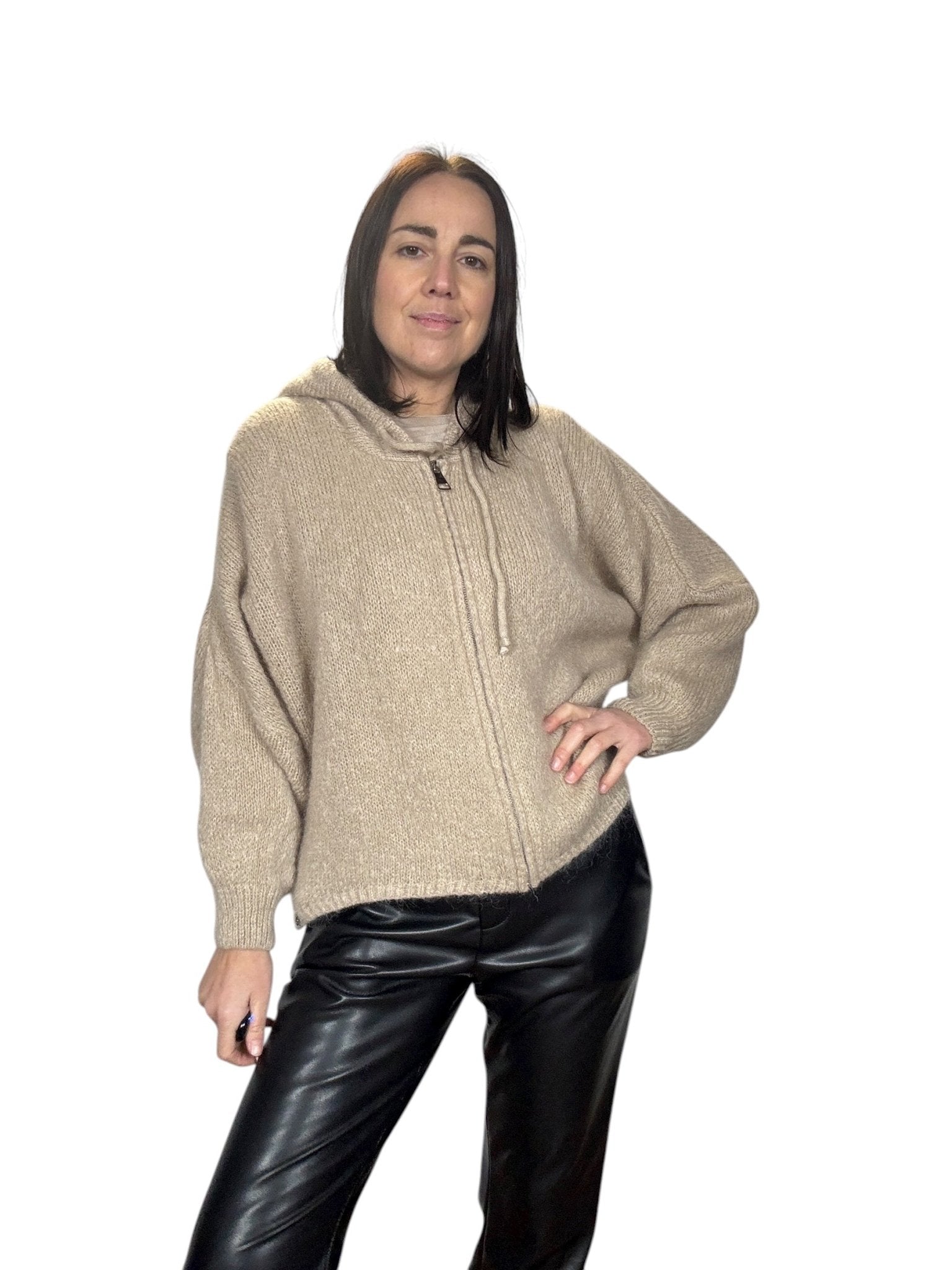 MAGLIA CON CAPPUCCIO DIXIE - XE BLU ABBIGLIAMENTO