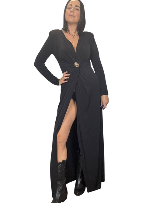 ABITO SPACCO DAVANTI CON ANELLO SUSY MIX - XE BLU ABBIGLIAMENTO