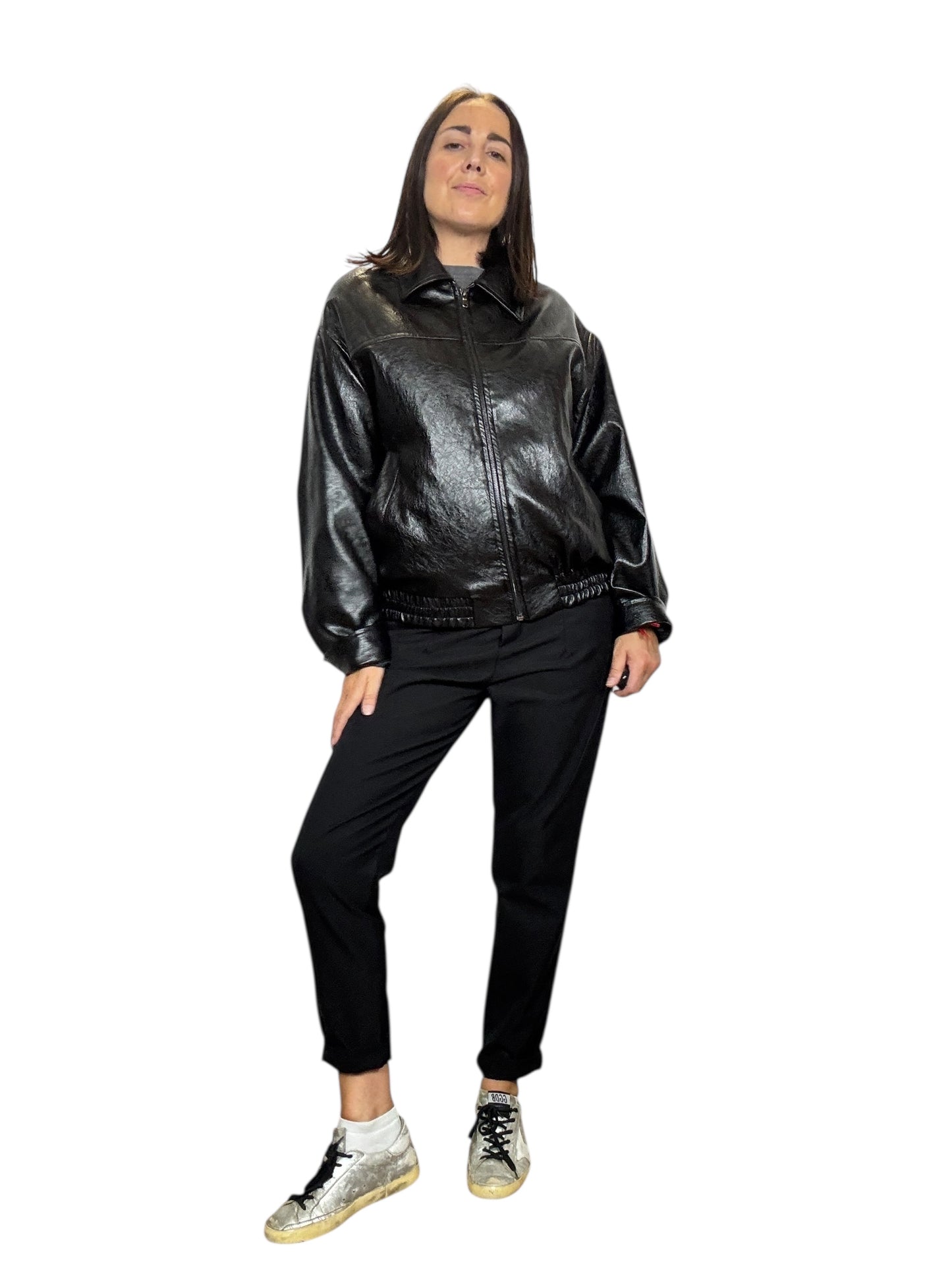 BOMBER LUCIDO IN ECOPELLE SUSY MIX