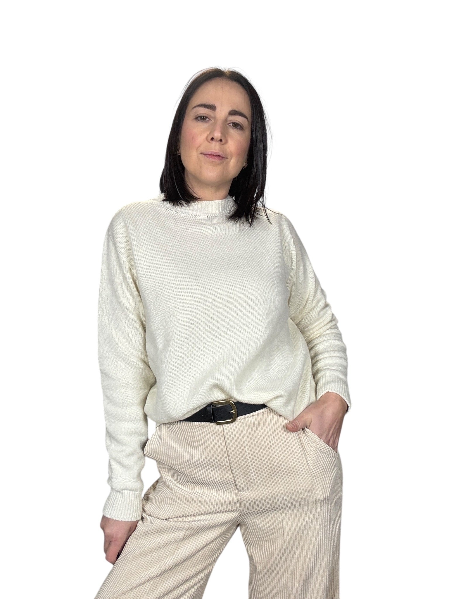 MAGLIA GIROCOLLO PURA LANA SUSY MIX - XE BLU ABBIGLIAMENTO