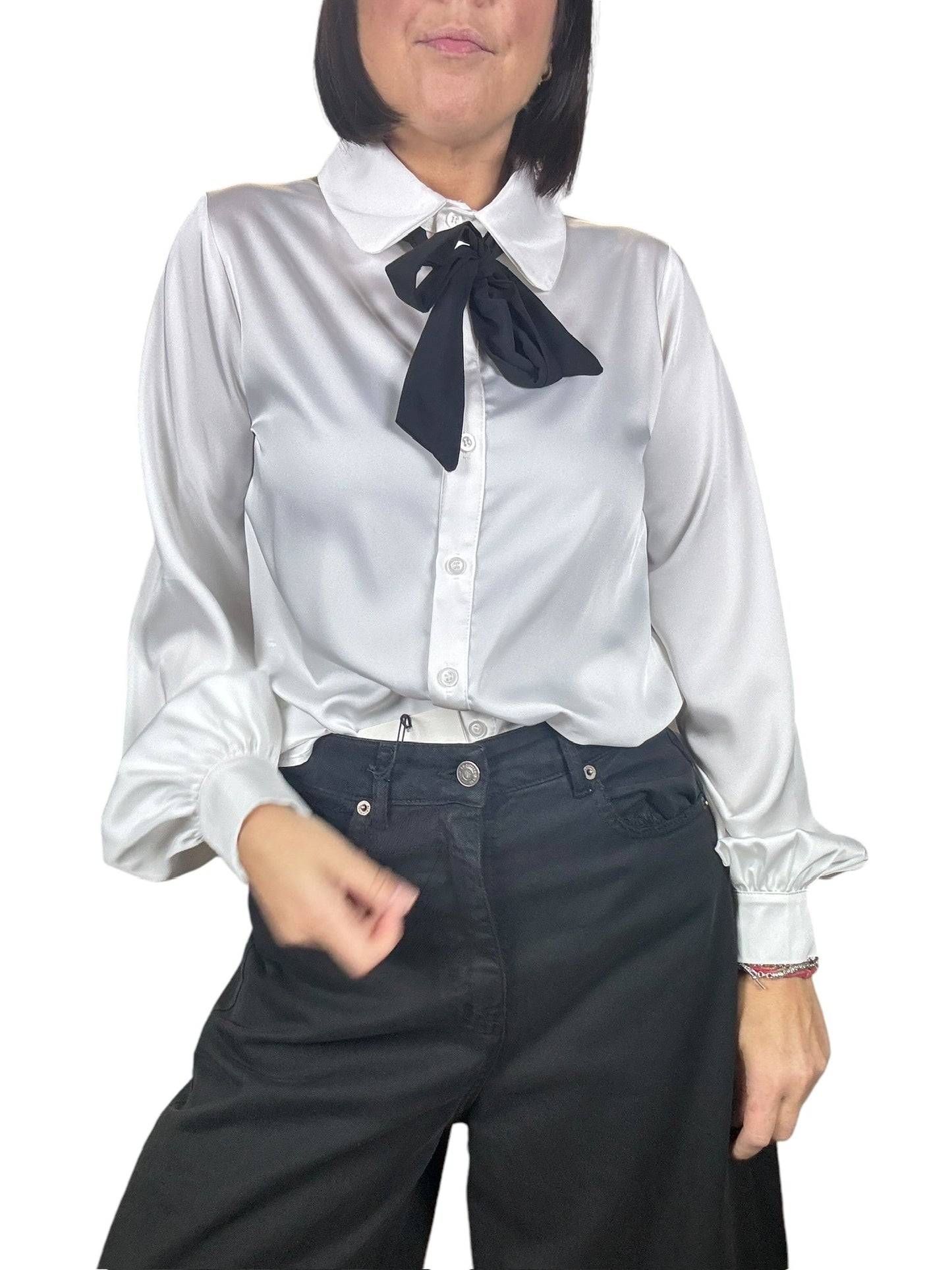 CAMICIA FIOCCO COLLO SUSY MIX