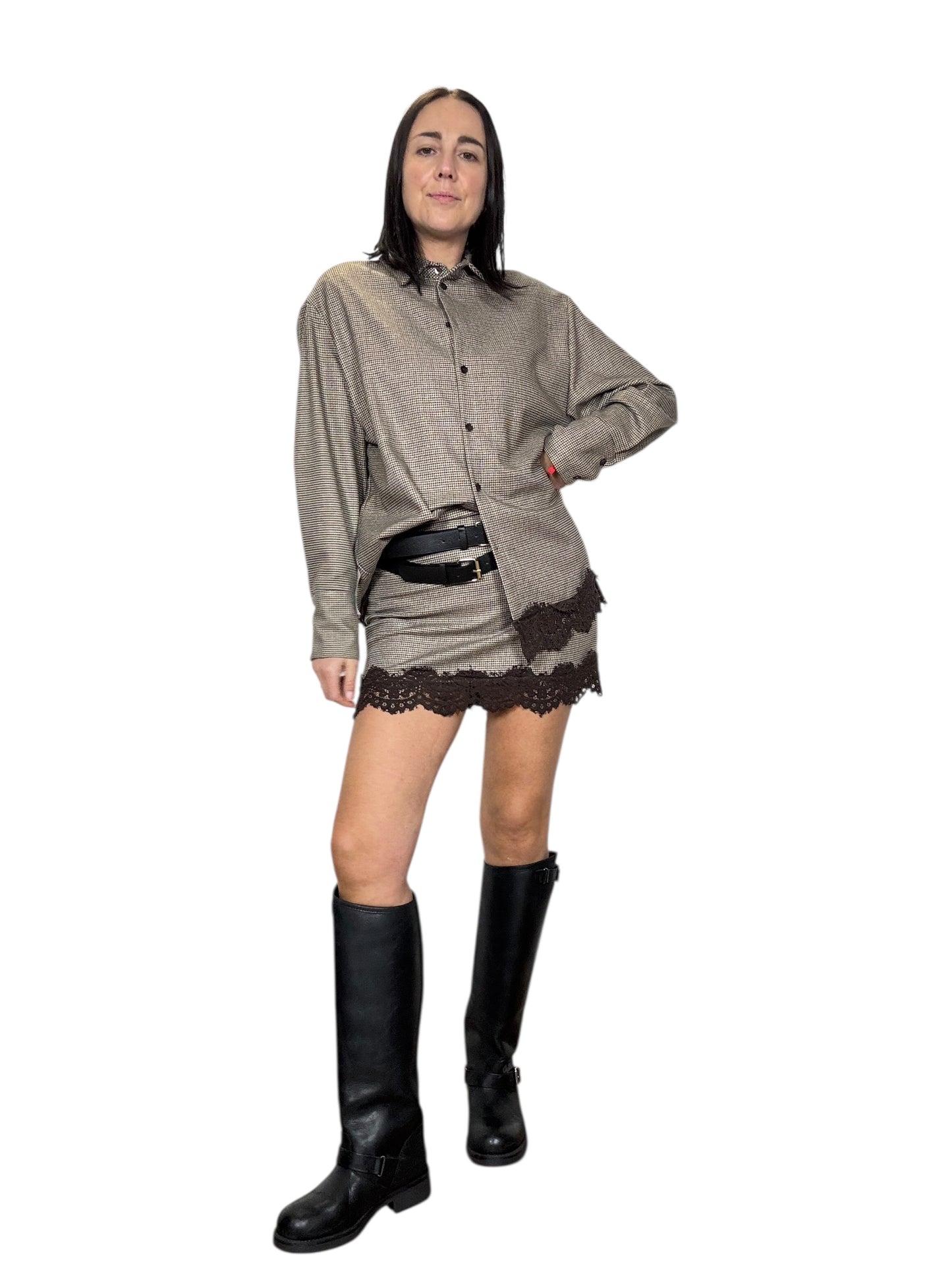 CAMICIA MICROQUADRETTO HAVEONE