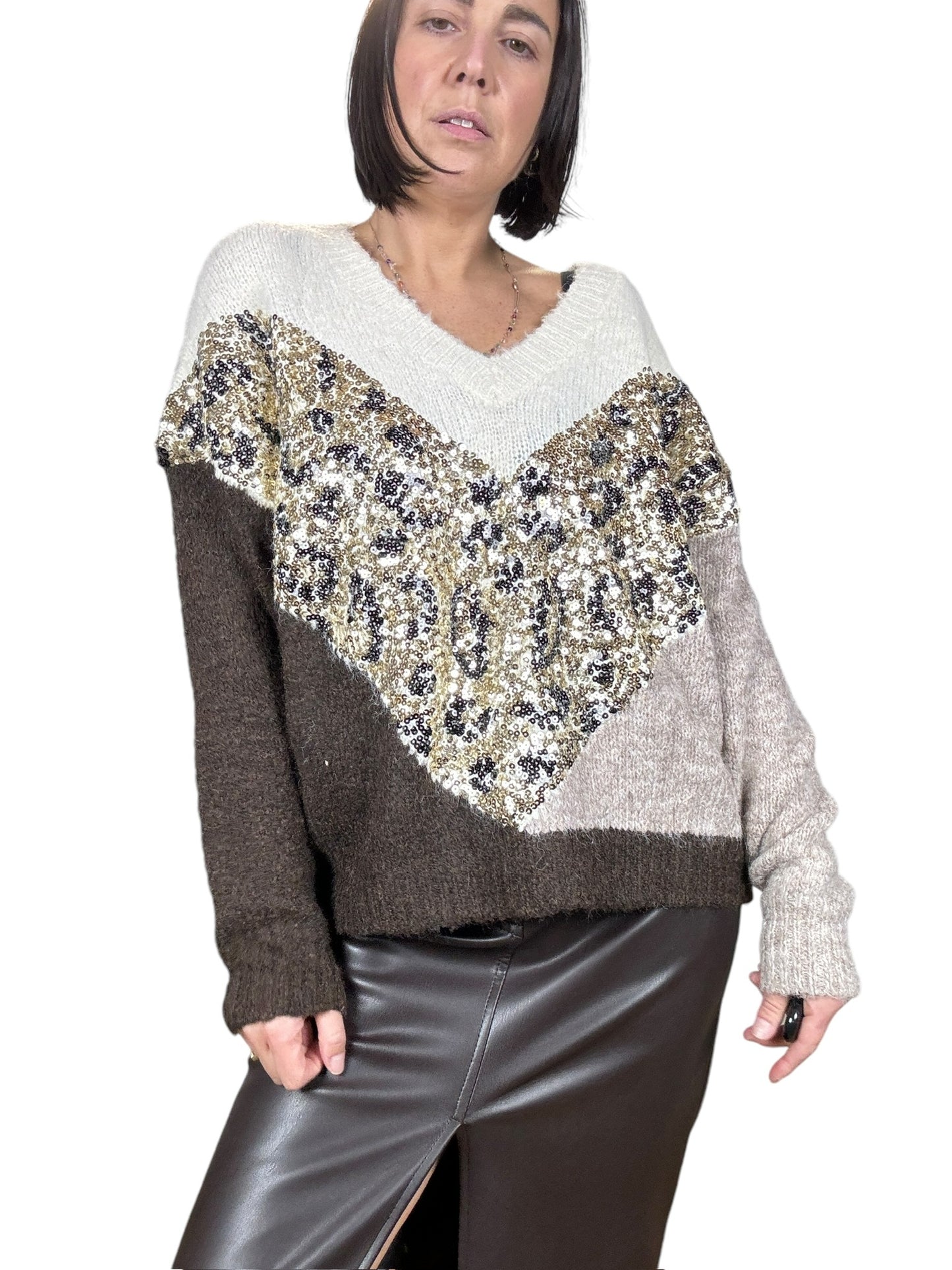 MAGLIA CON PAILLETTES DIXIE