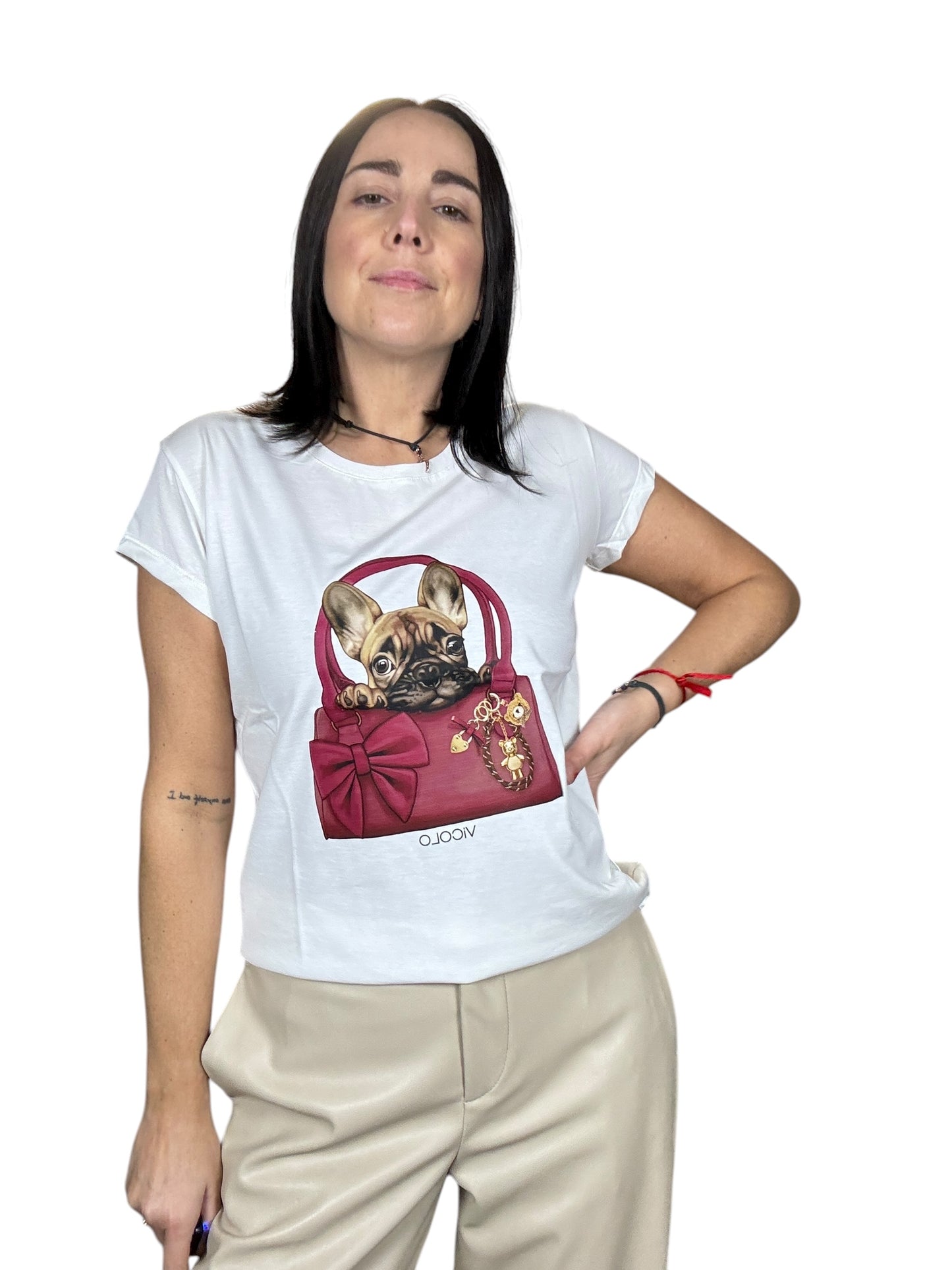 T-SHIRT BULLDOG FRANCESE VICOLO