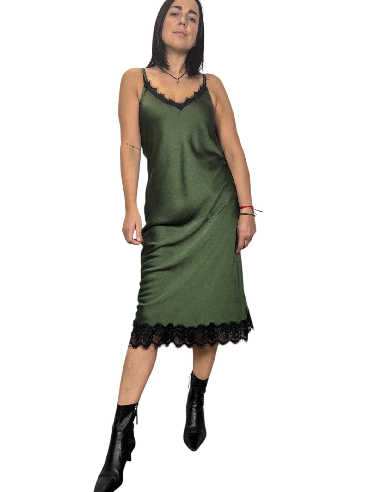 ABITO LINGERIE MIDI SUSY MIX - XE BLU ABBIGLIAMENTO