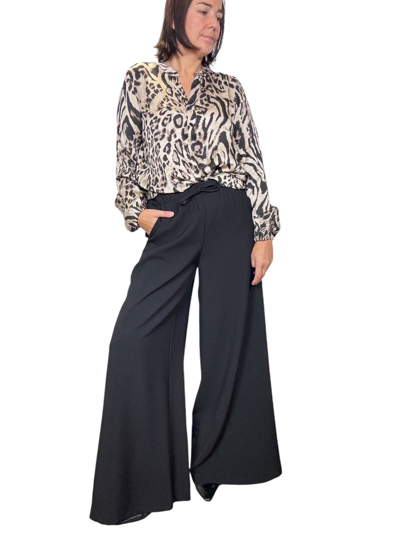 PANTALONE CON COULISSE TENSIONE IN