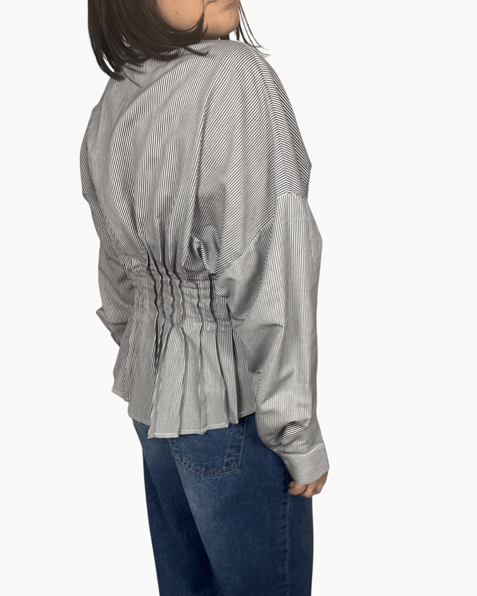 CAMICIA CON PINCES HAVEONE - XE BLU ABBIGLIAMENTO