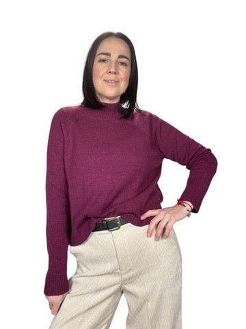 MAGLIA CRATERE MISTO CASHEMERE SUSY MIX - XE BLU ABBIGLIAMENTO