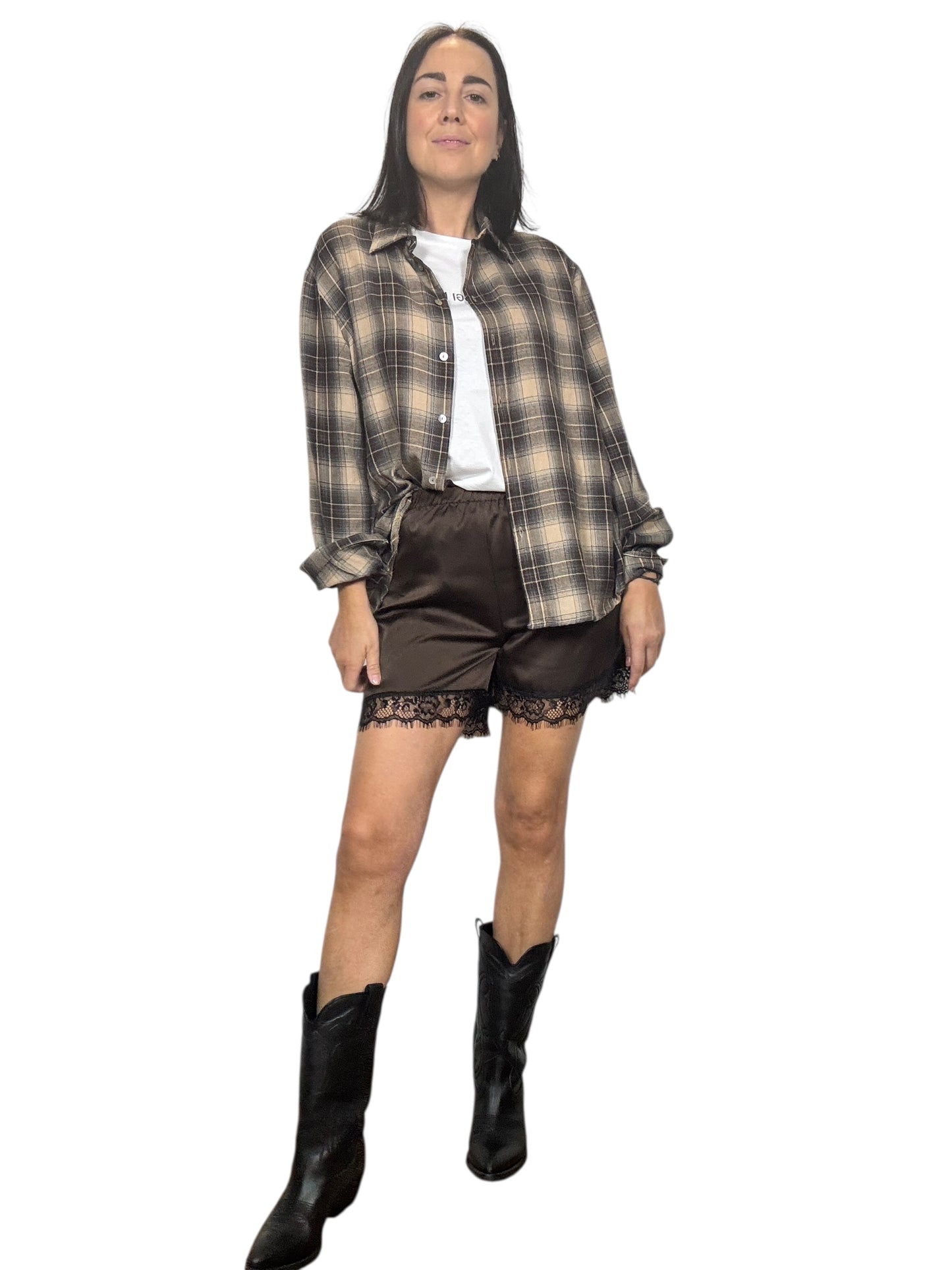 CAMICIA CHECK OVER SUSY MIX