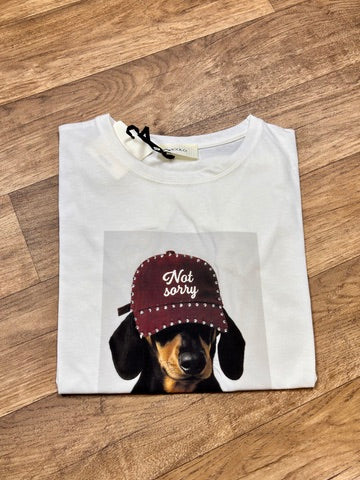 T-SHIRT BASSOTTO CAPPELLO VICOLO