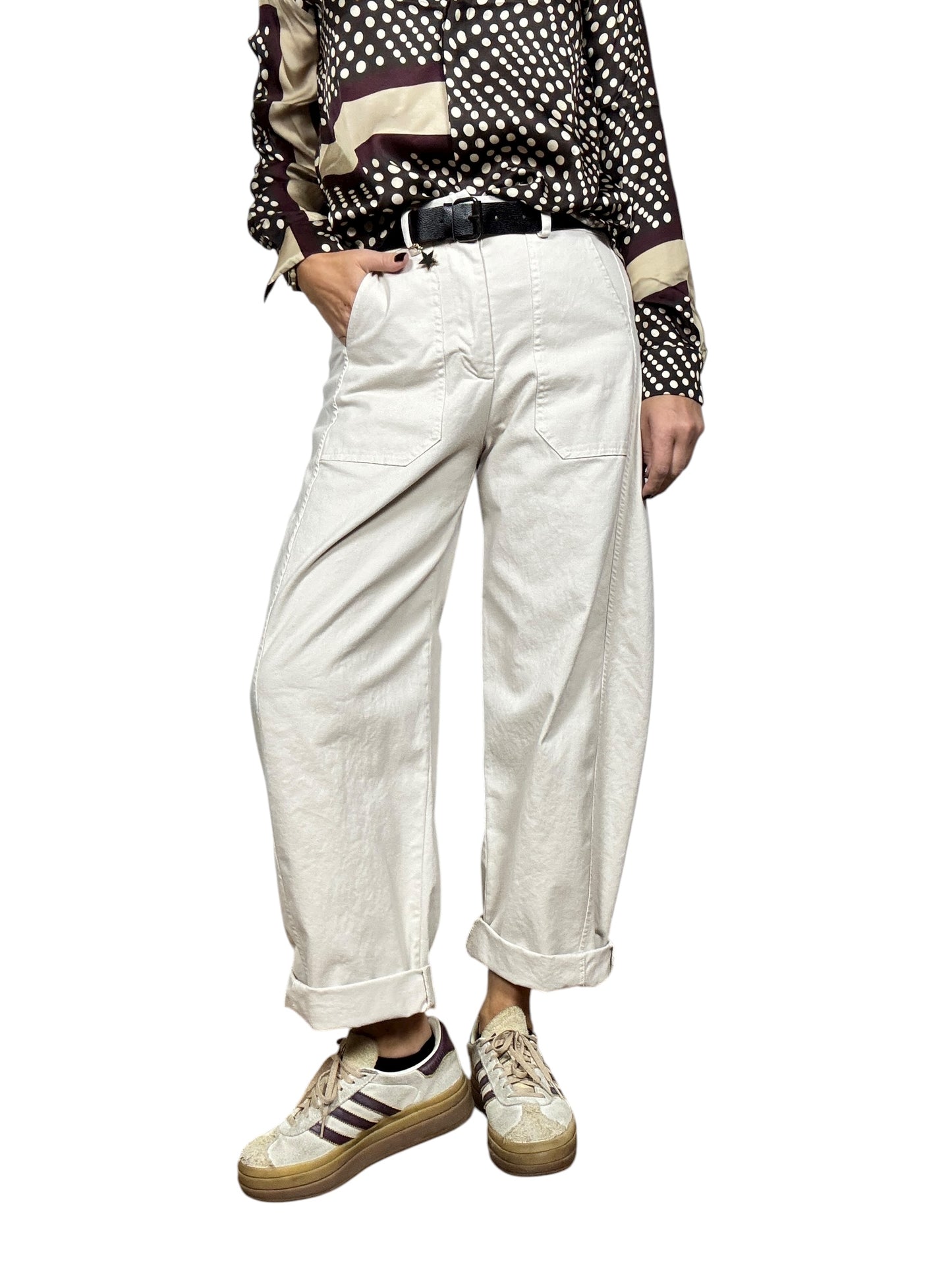 PANTALONE CARROT COLORATO SUSY MIX