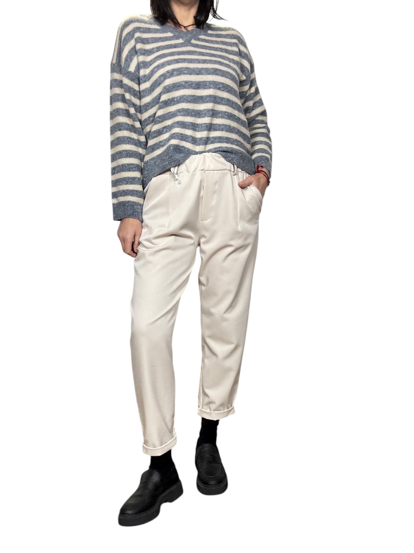 PANTALONE CON ELASTICO IN VITA SUSY MIX