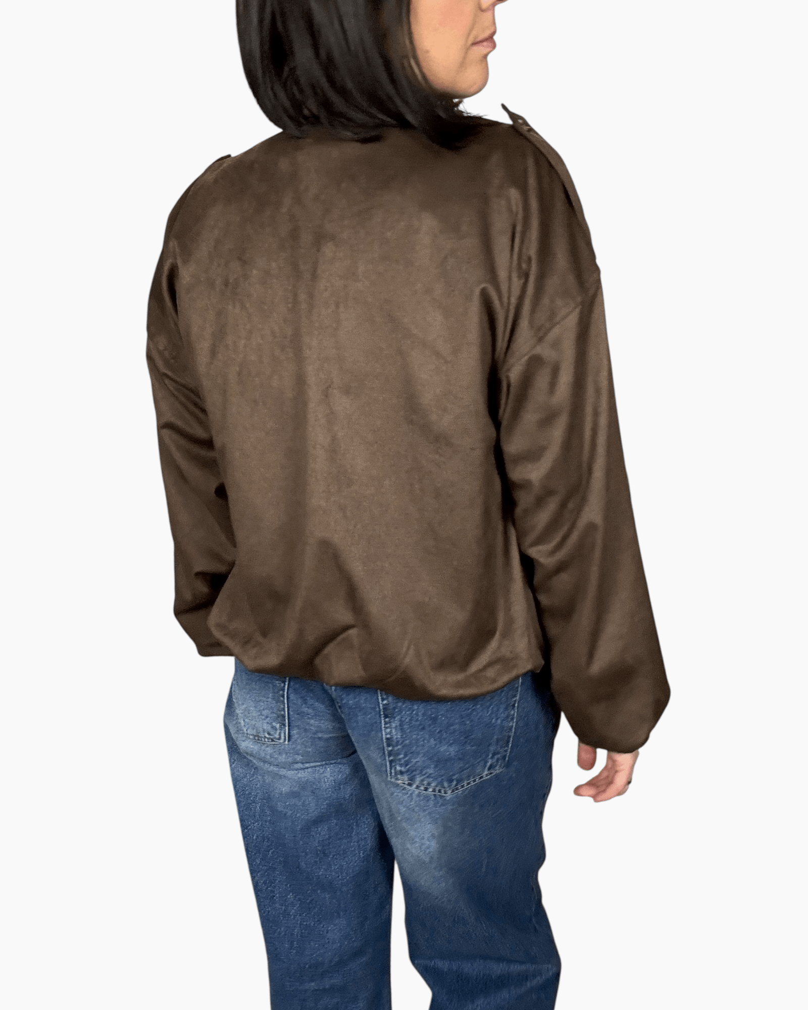 BOMBER A OVETTO SUSY MIX - XE BLU ABBIGLIAMENTO