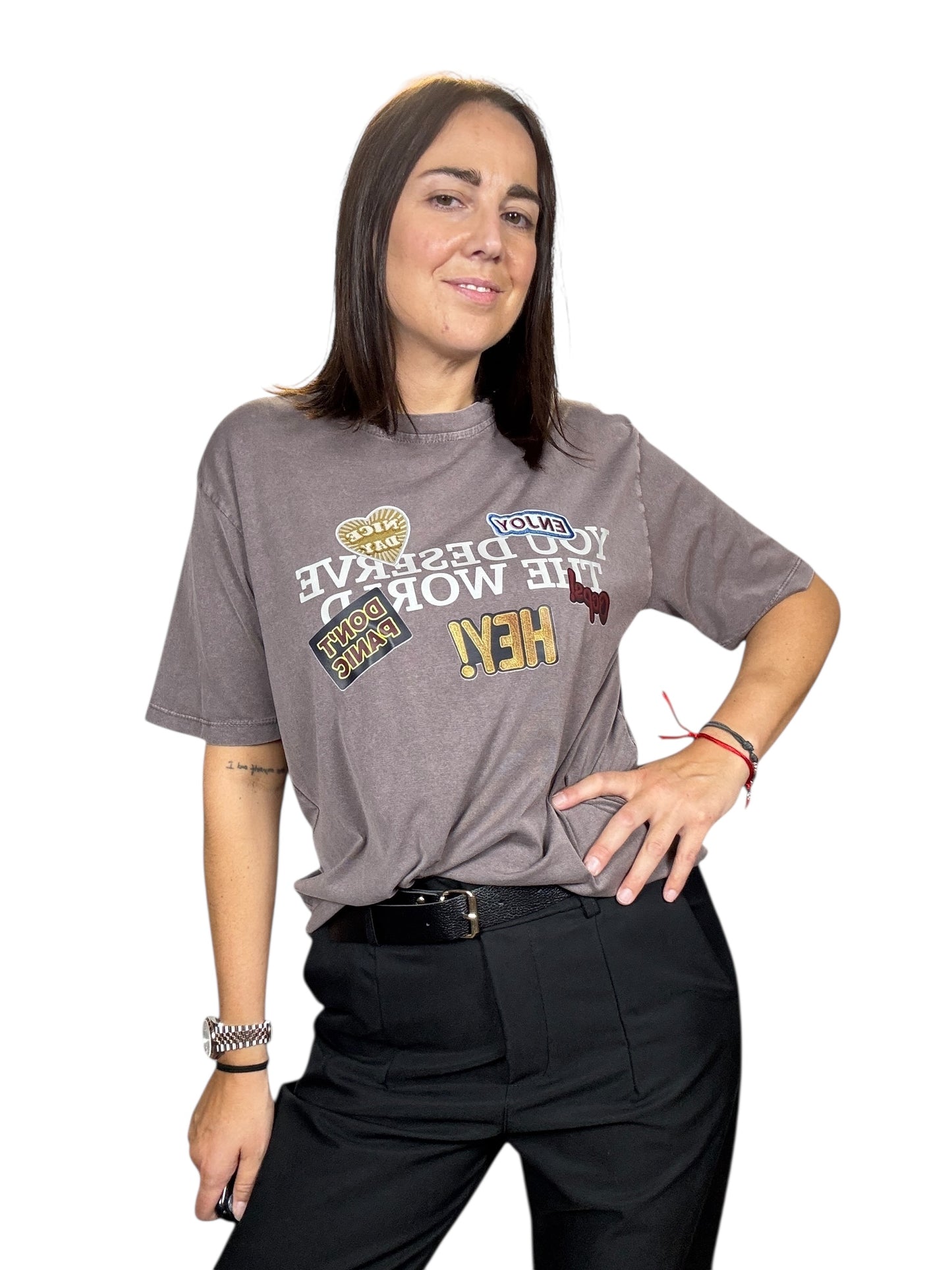 T-SHIRT SCRITTE SUSY MIX