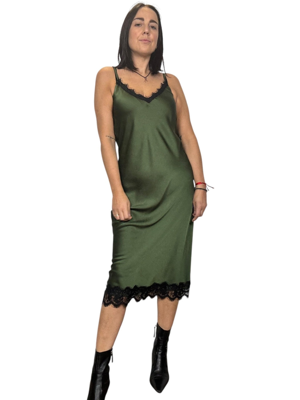 ABITO LINGERIE MIDI SUSY MIX - XE BLU ABBIGLIAMENTO