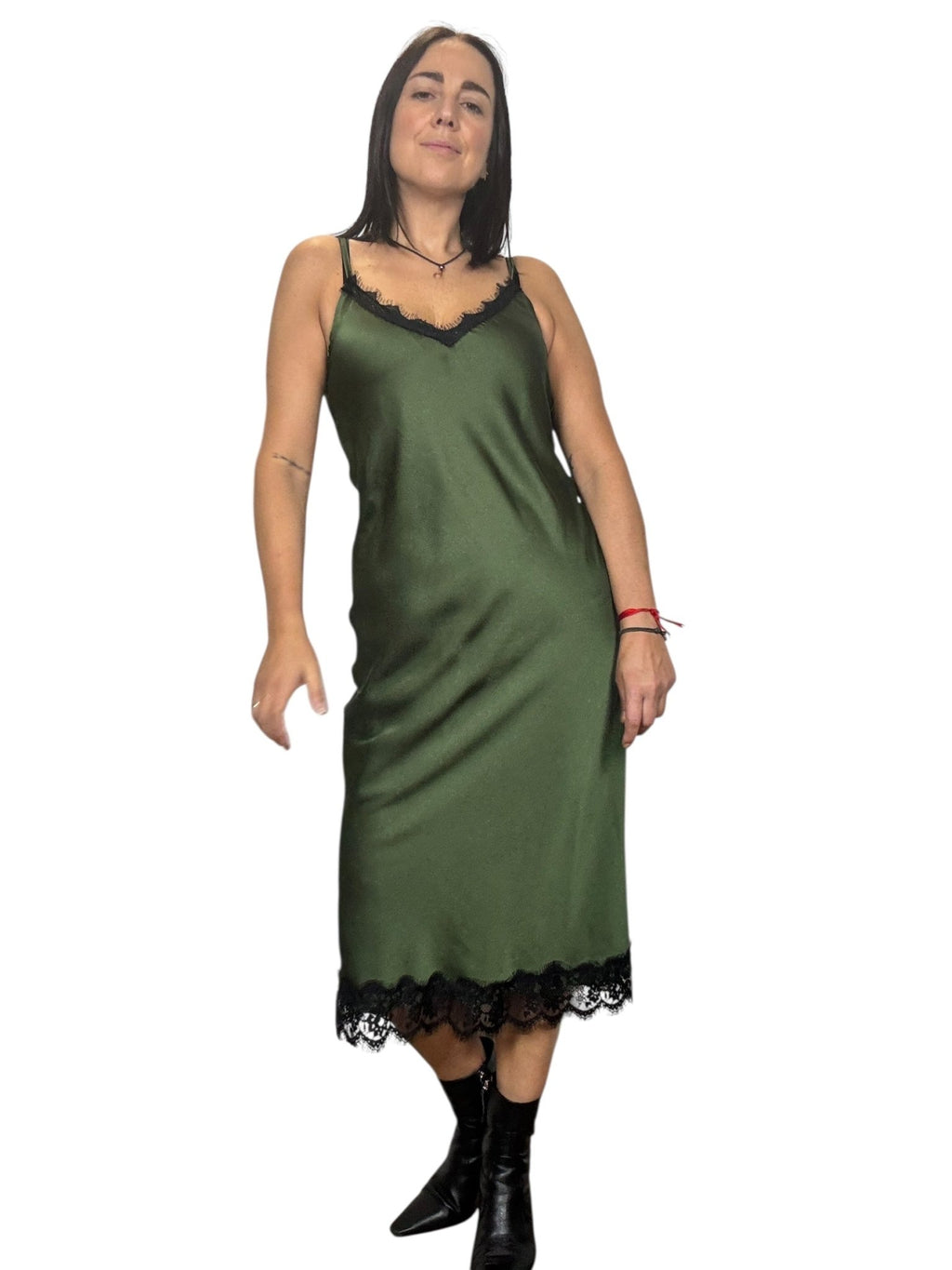 ABITO LINGERIE MIDI SUSY MIX - XE BLU ABBIGLIAMENTO