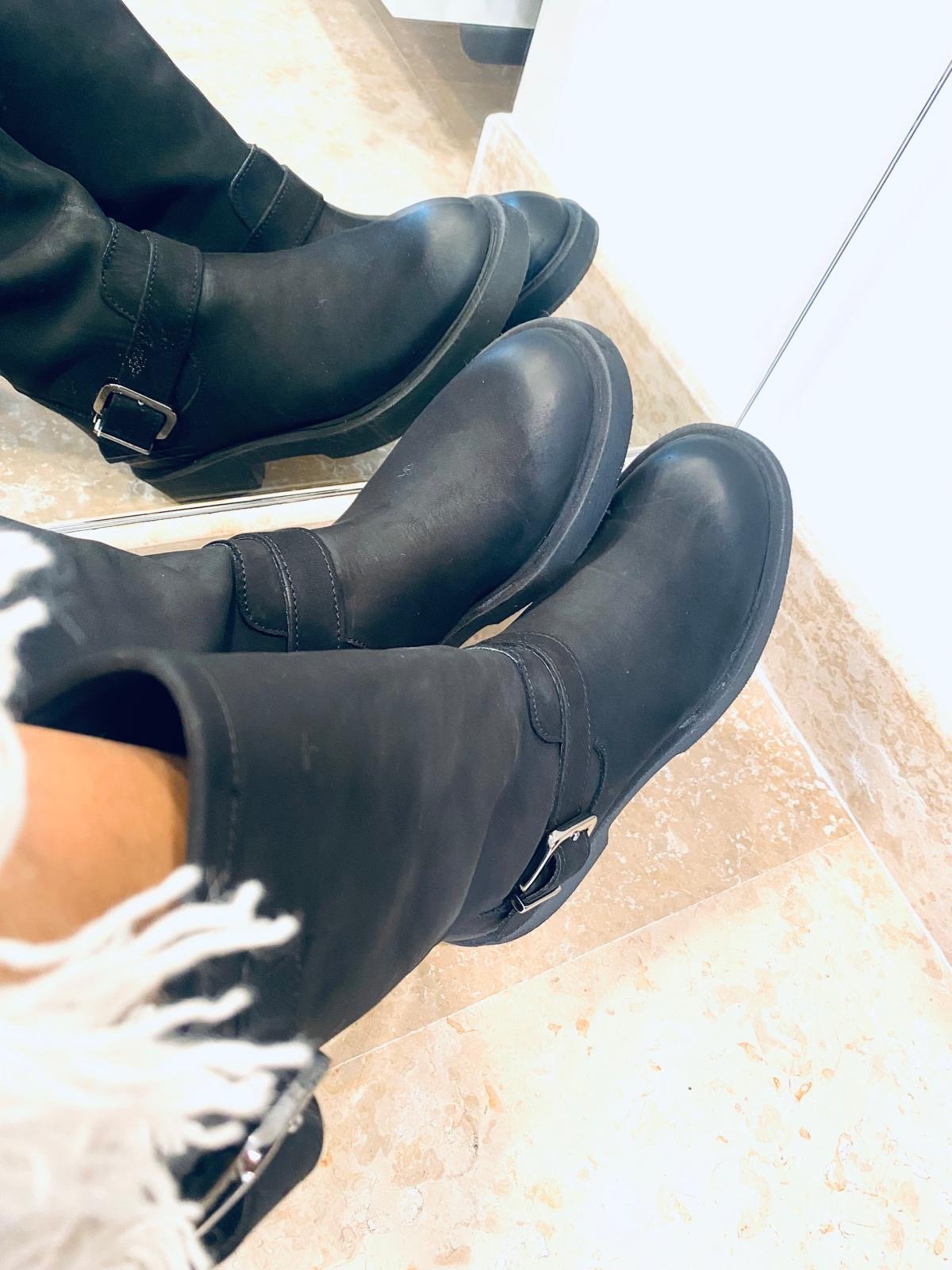 BIKER IN NABUK SUSY MIX - XE BLU ABBIGLIAMENTO