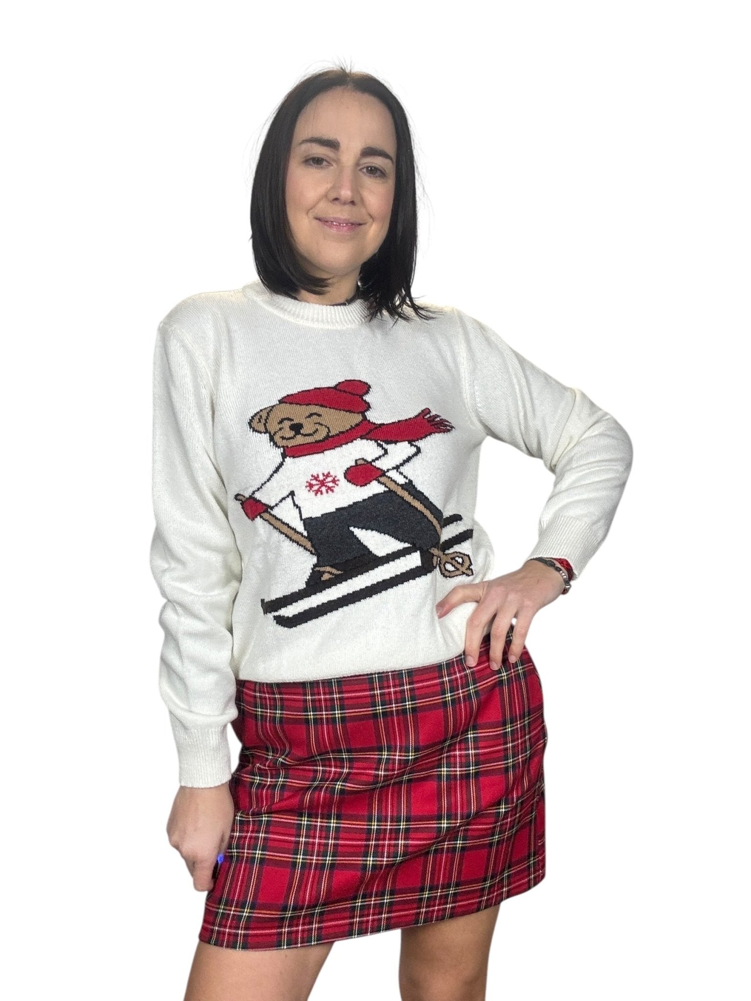 MAGLIA ORSETTO SCIATORE VICOLO - XE BLU ABBIGLIAMENTO