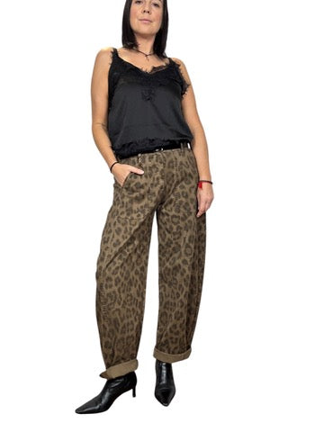 PANTALONE A OVETTO MACULATO SUSY MIX