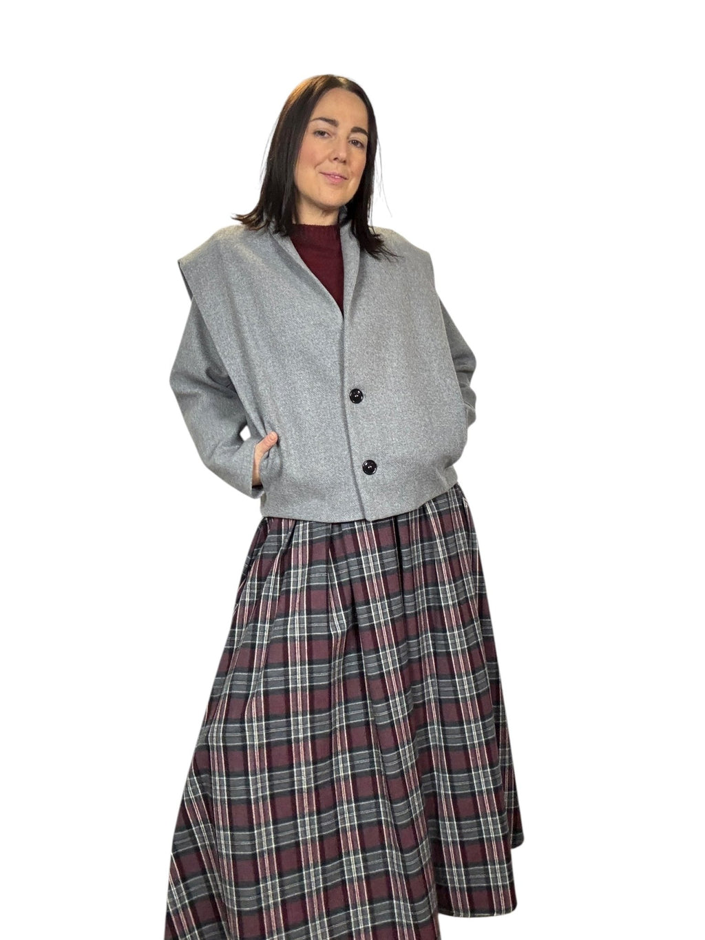 CAPPOTTINO ISABEL MARANT INSPIRED DIXIE - XE BLU ABBIGLIAMENTO