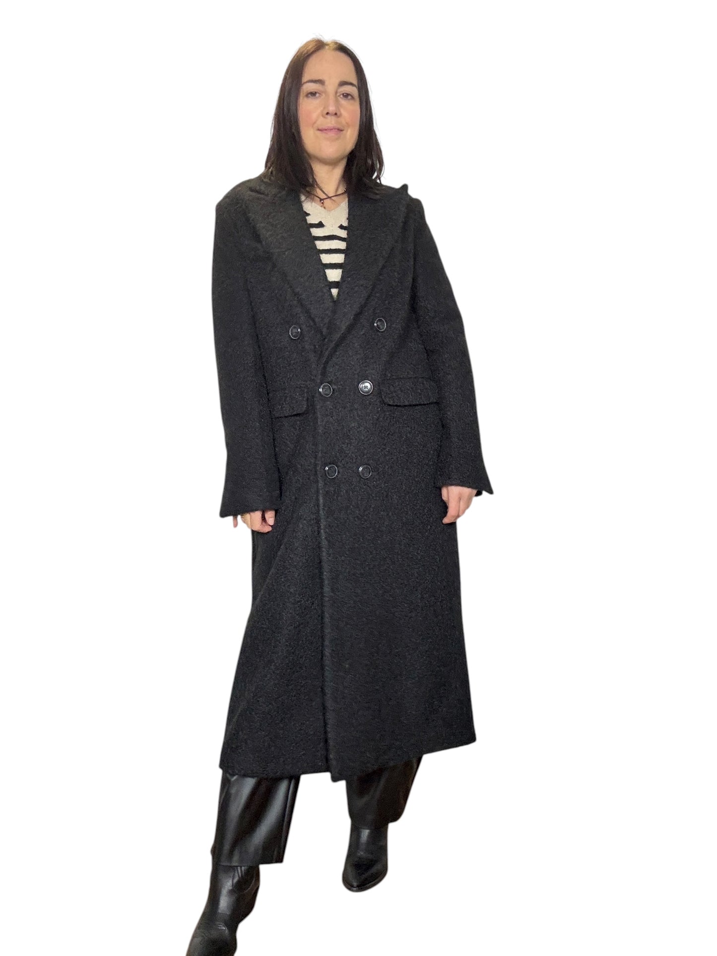 CAPPOTTO A UOVO IN LANA COTTA SUSY MIX