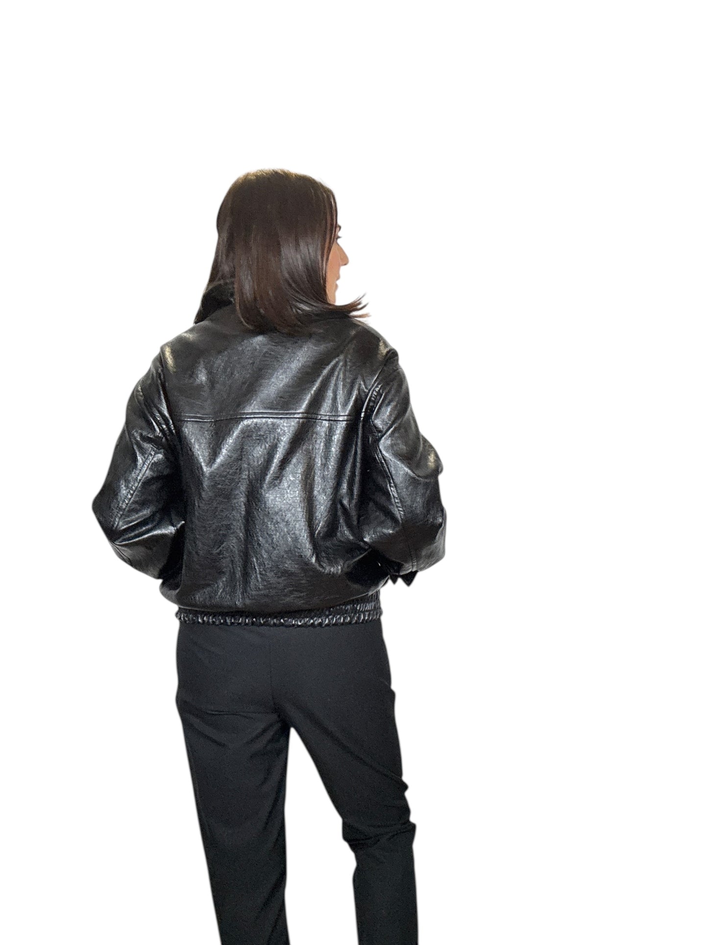 BOMBER LUCIDO IN ECOPELLE SUSY MIX