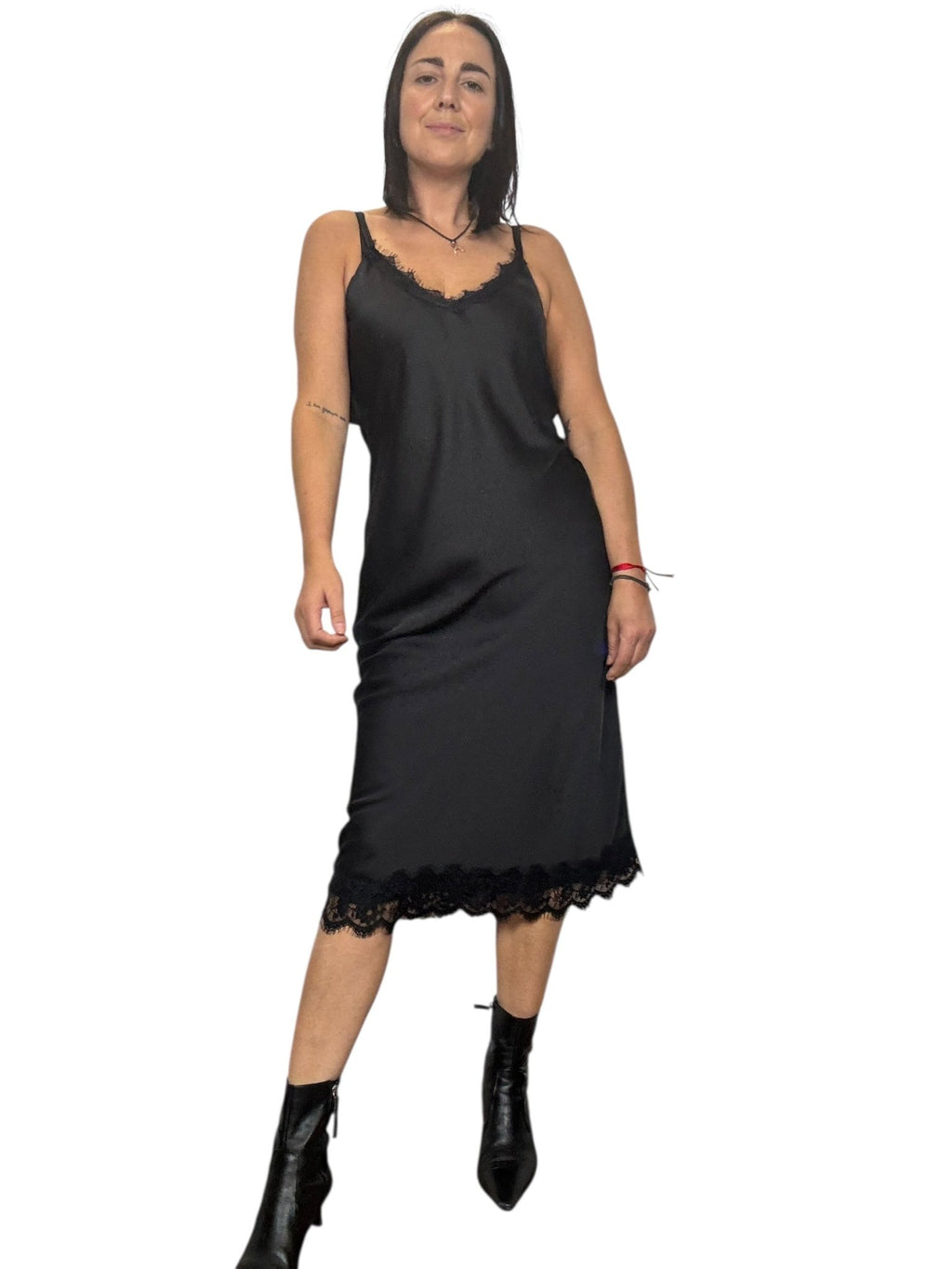 ABITO LINGERIE MIDI SUSY MIX - XE BLU ABBIGLIAMENTO