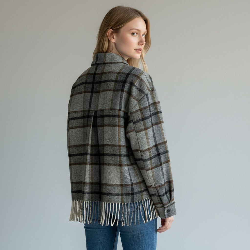 GIACCA-CAMICIA CHECK VICOLO
