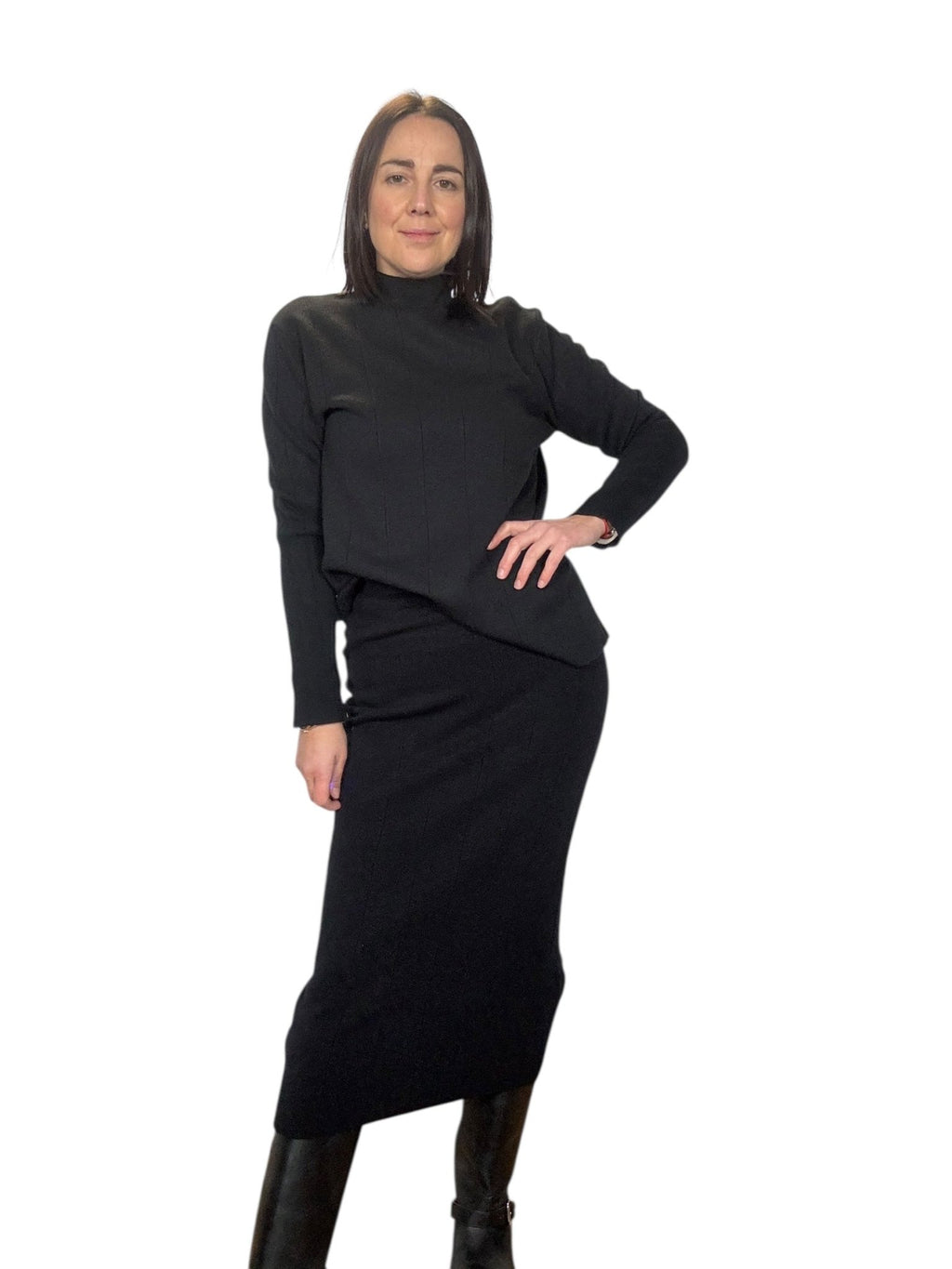 COORDINATO CANETTATO SUSY MIX - XE BLU ABBIGLIAMENTO