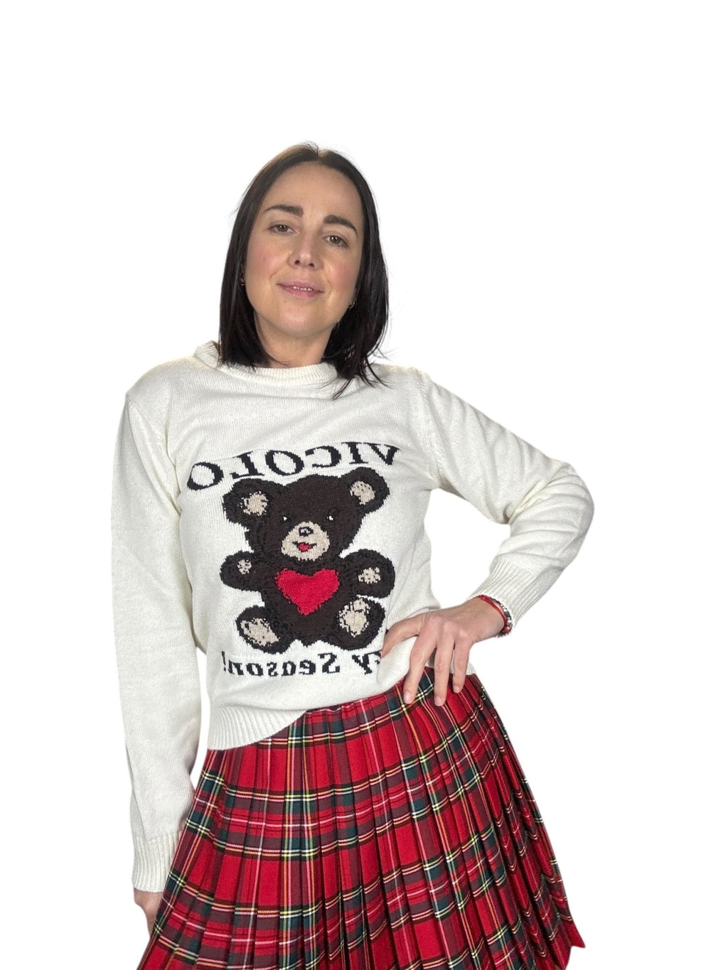 MAGLIA ORSETTO COZY VICOLO - XE BLU ABBIGLIAMENTO