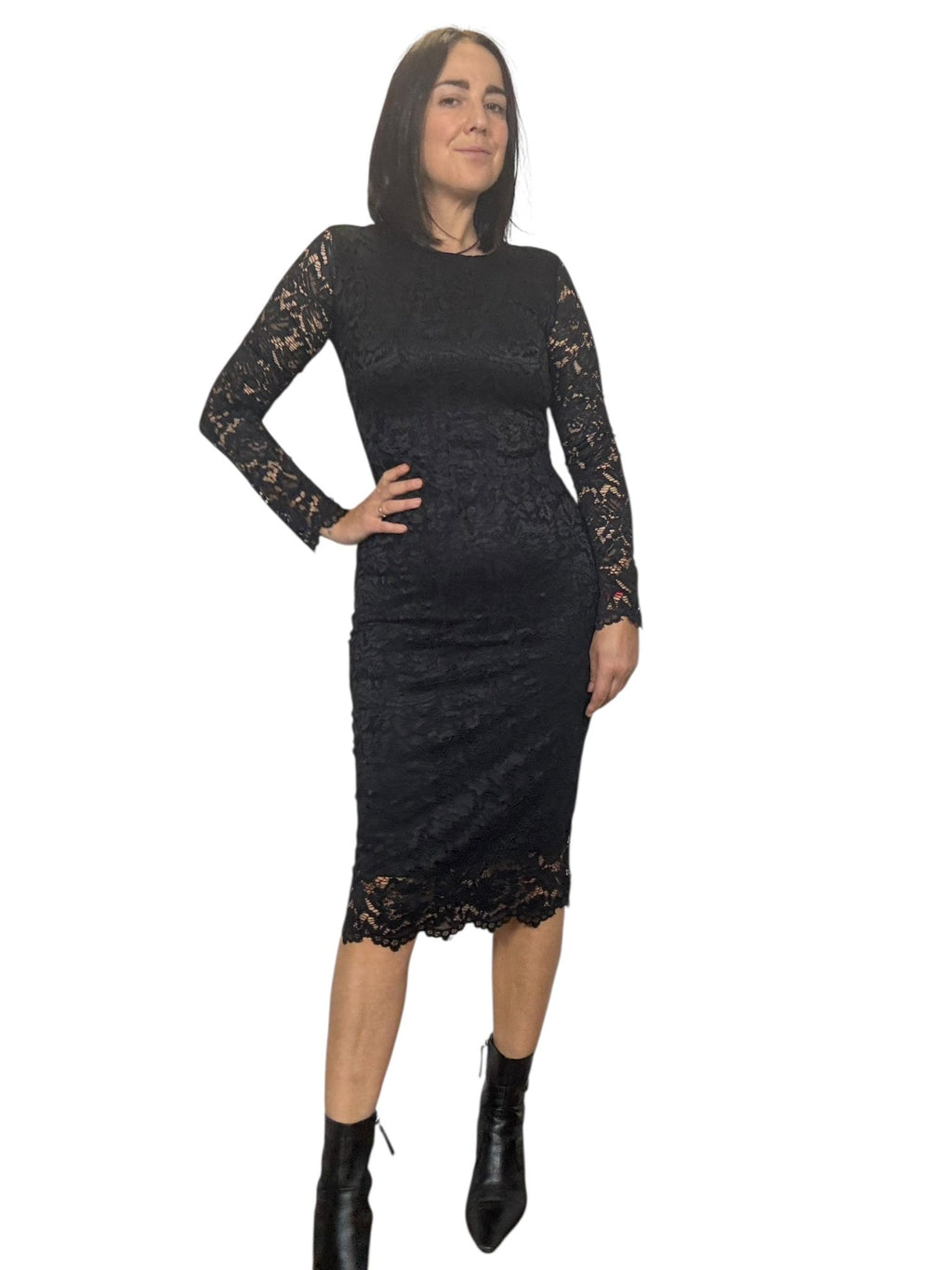 ABITO IN PIZZO SUSY MIX - XE BLU ABBIGLIAMENTO