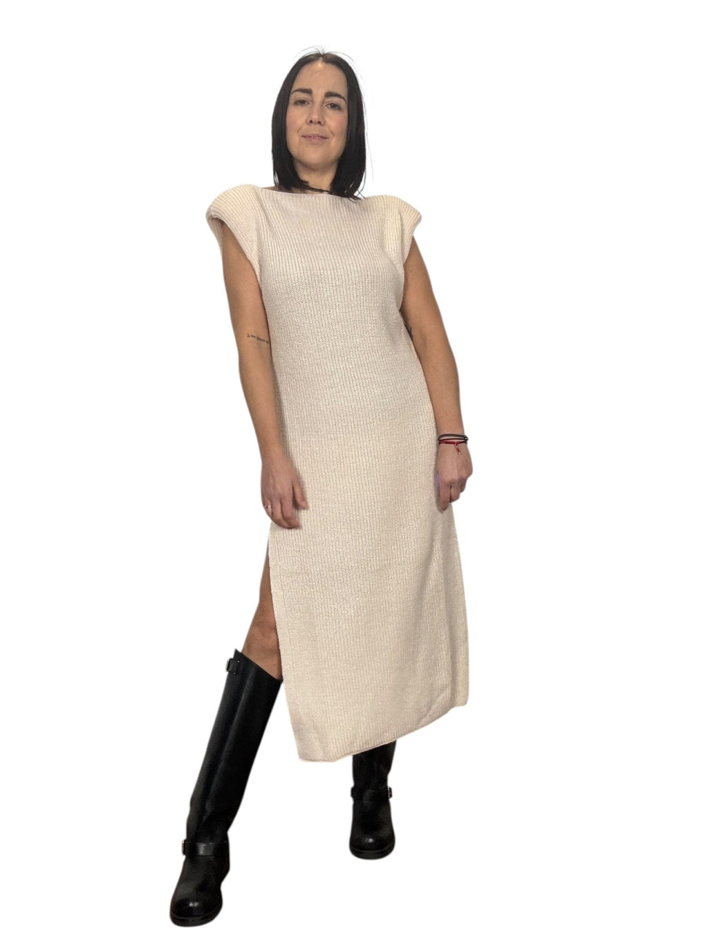 ABITO SMANICATO CON MANICOTTO VICOLO - XE BLU ABBIGLIAMENTO