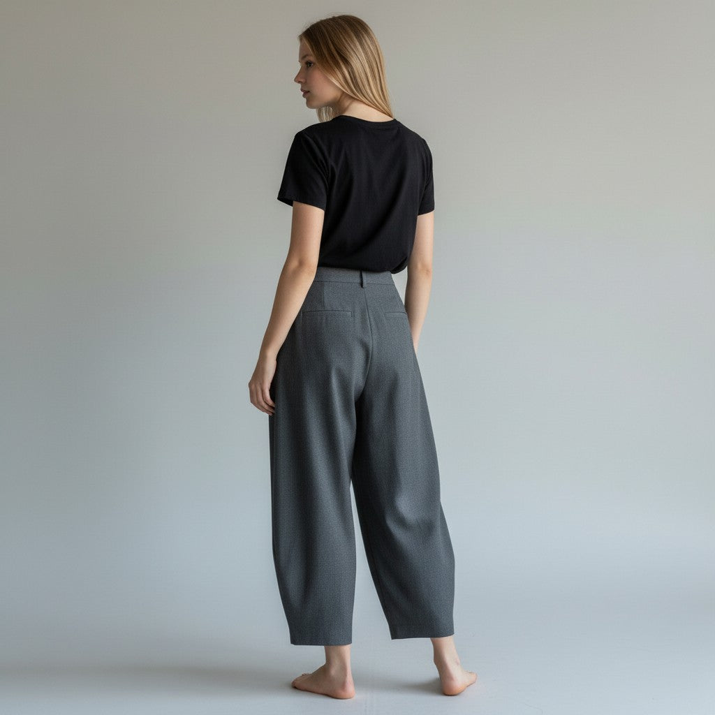 PANTALONE CARROT LISCIO VICOLO