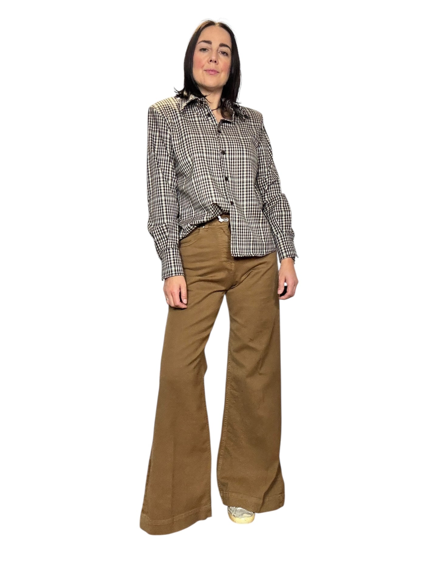 JEANS COLORATO A PALAZZO SUSY MIX