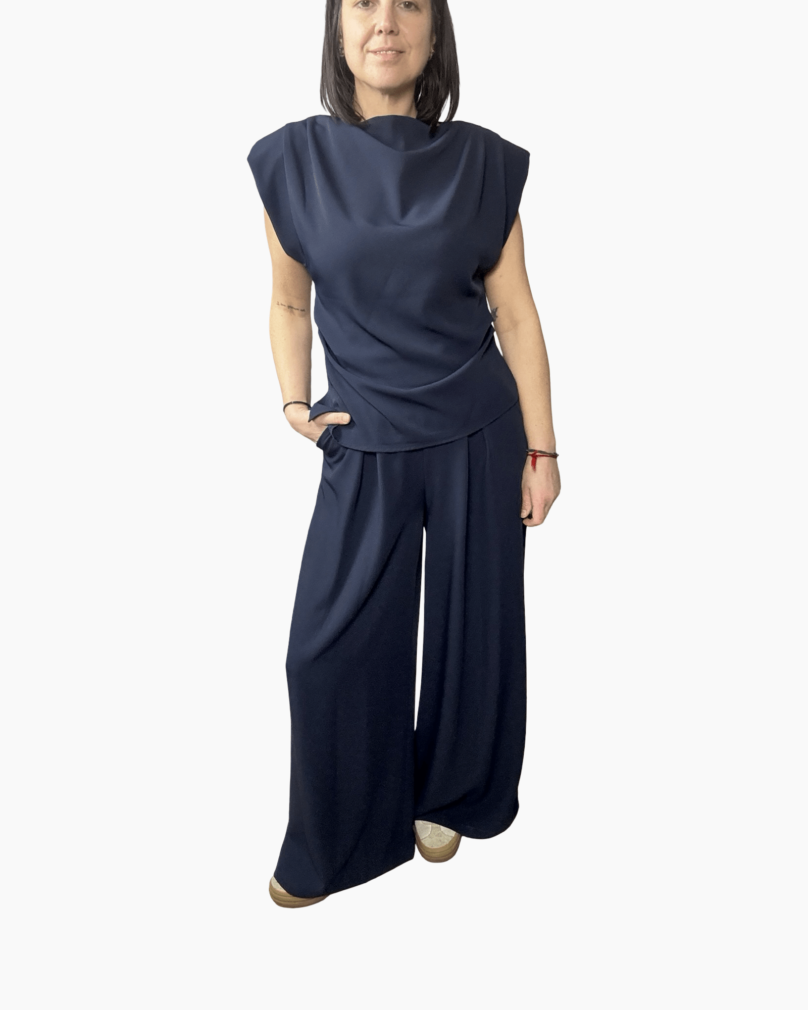 COORDINATO FLUIDO SUSY MIX - XE BLU ABBIGLIAMENTO