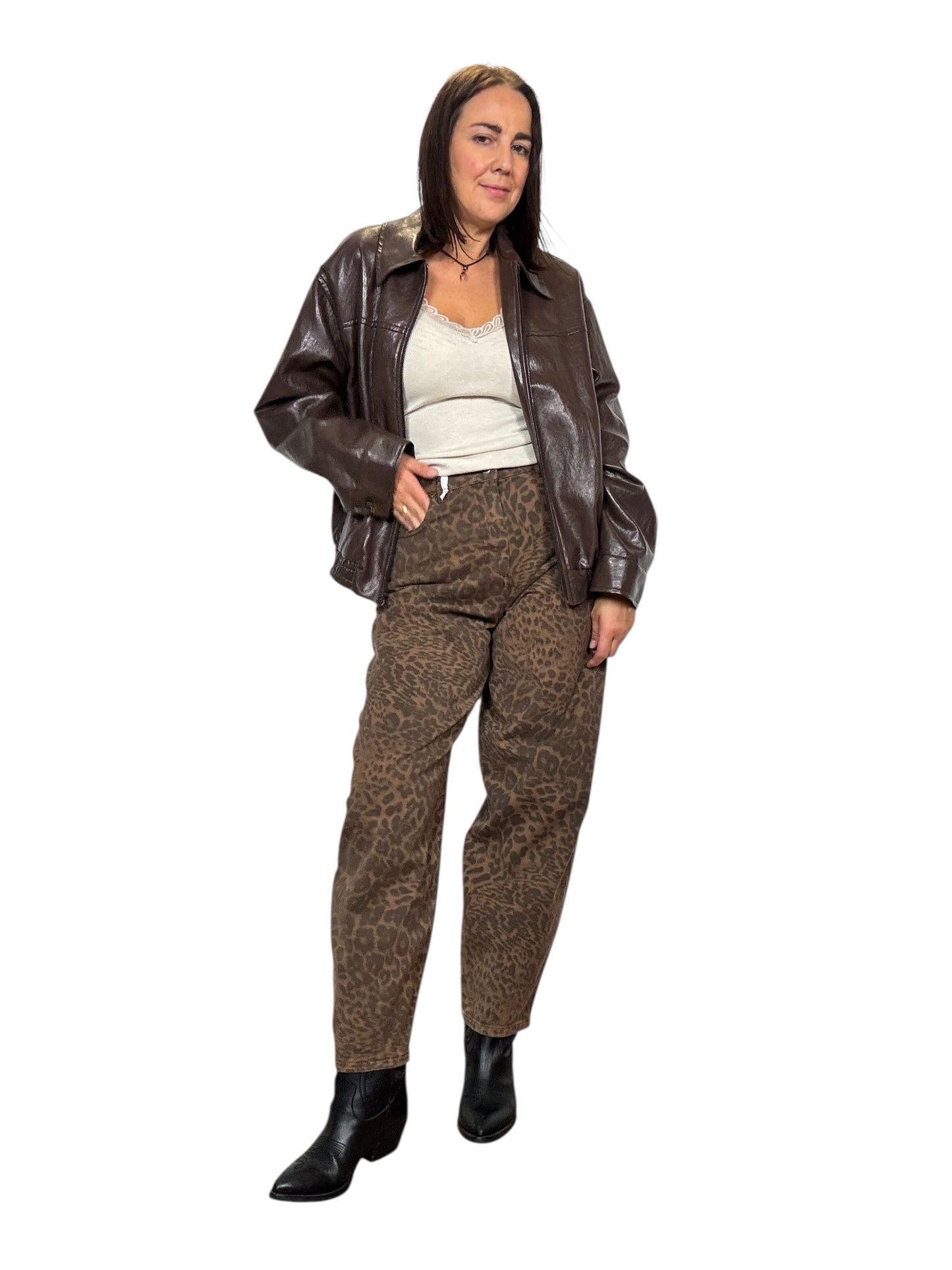 BOMBER LUCIDO IN ECOPELLE SUSY MIX