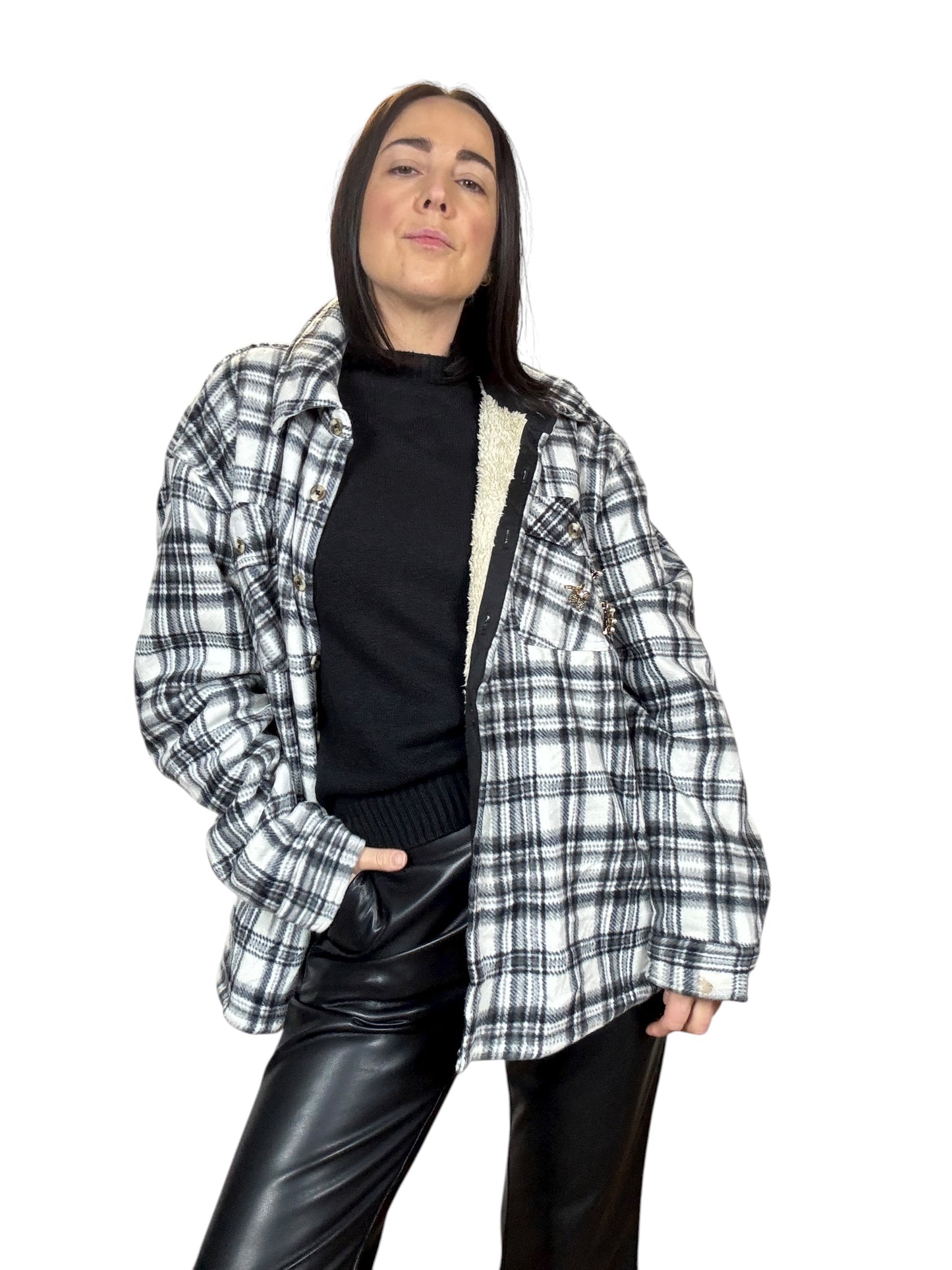 CAMICIA IN FLANELLA IMBOTTITA SUSY MIX