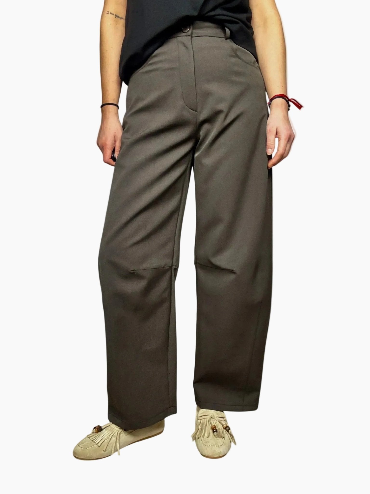 PANTALONE BARREL VICOLO - XE BLU ABBIGLIAMENTO