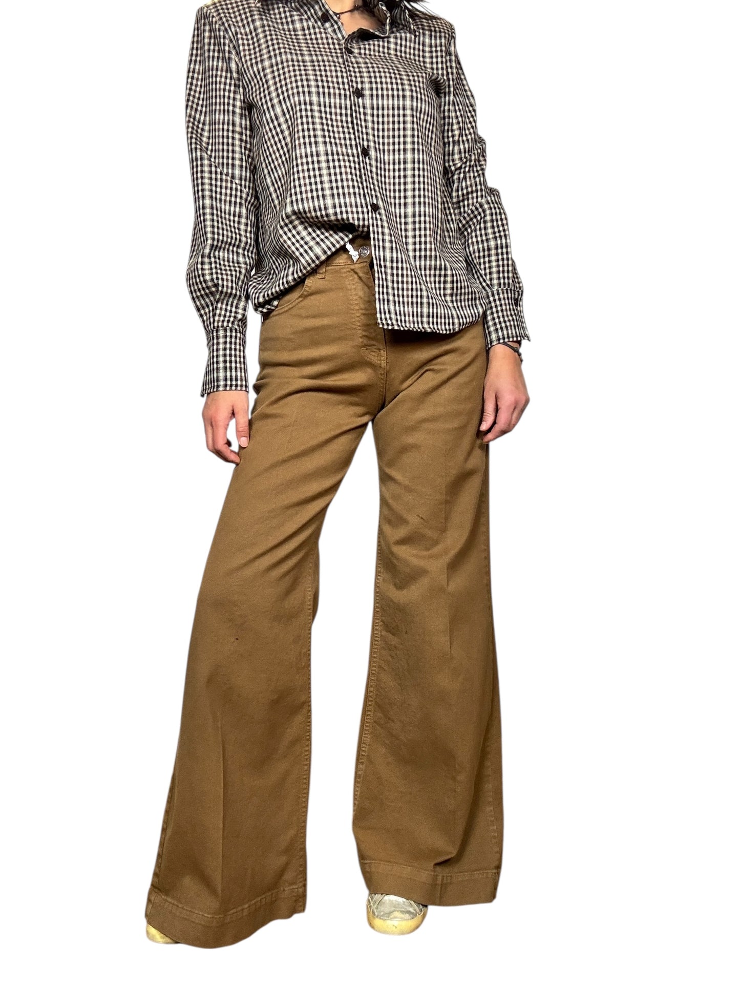 JEANS COLORATO A PALAZZO SUSY MIX