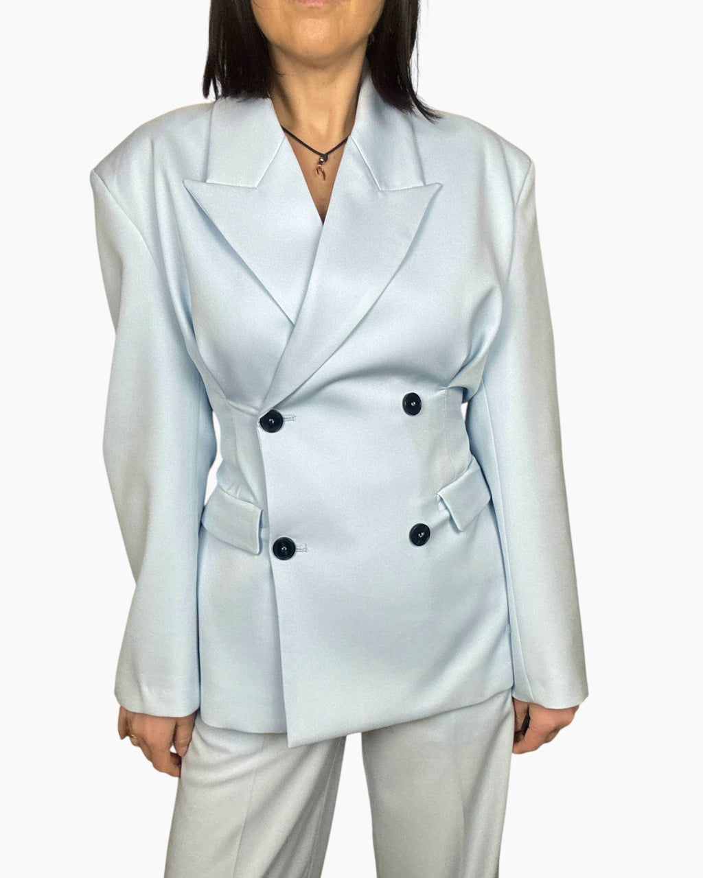 GIACCA CON PINCES VICOLO - XE BLU ABBIGLIAMENTO