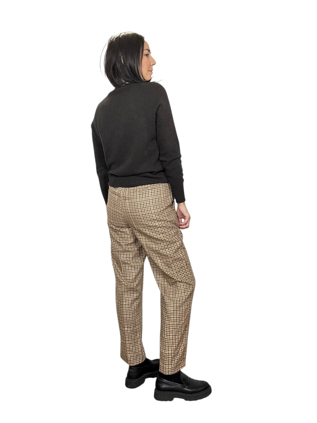 PANTALONE MICROPIEDEPOULE TENSIONE IN - XE BLU ABBIGLIAMENTO