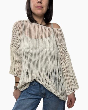 MAGLIA A RETE SUSY MIX - XE BLU ABBIGLIAMENTO