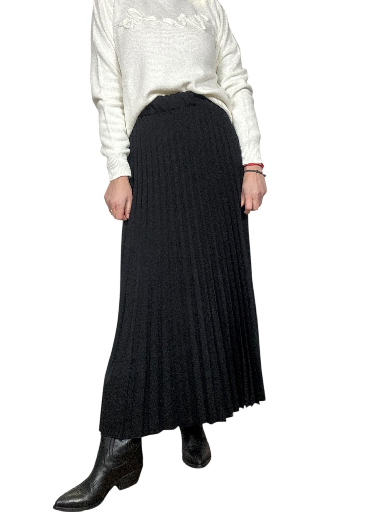 GONNA PLISSETTATA SUSY MIX - XE BLU ABBIGLIAMENTO