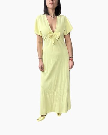 ABITO CON FIOCCO VICOLO - XE BLU ABBIGLIAMENTO