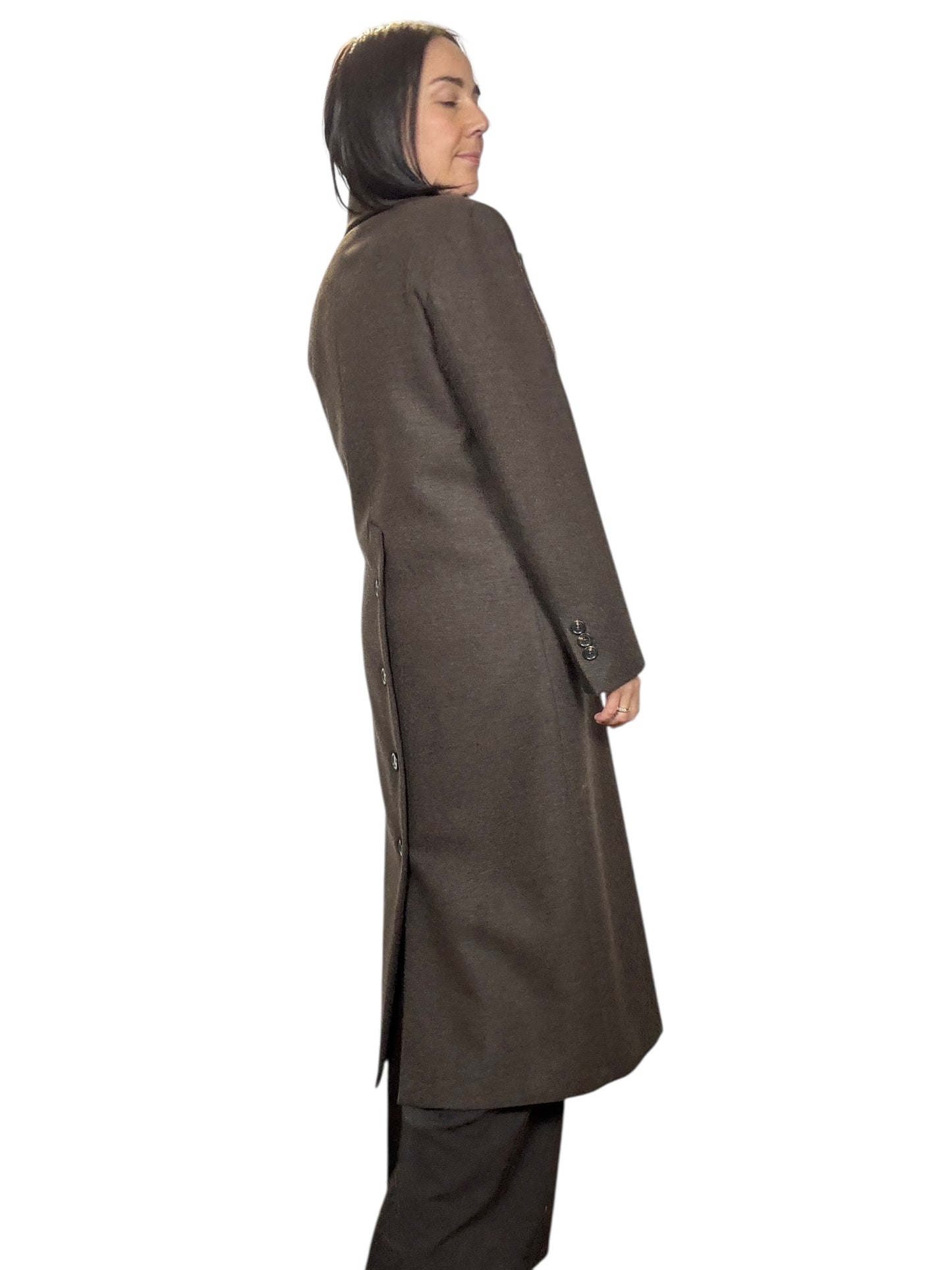 CAPPOTTO BOTTONI DIETRO TENSIONE IN